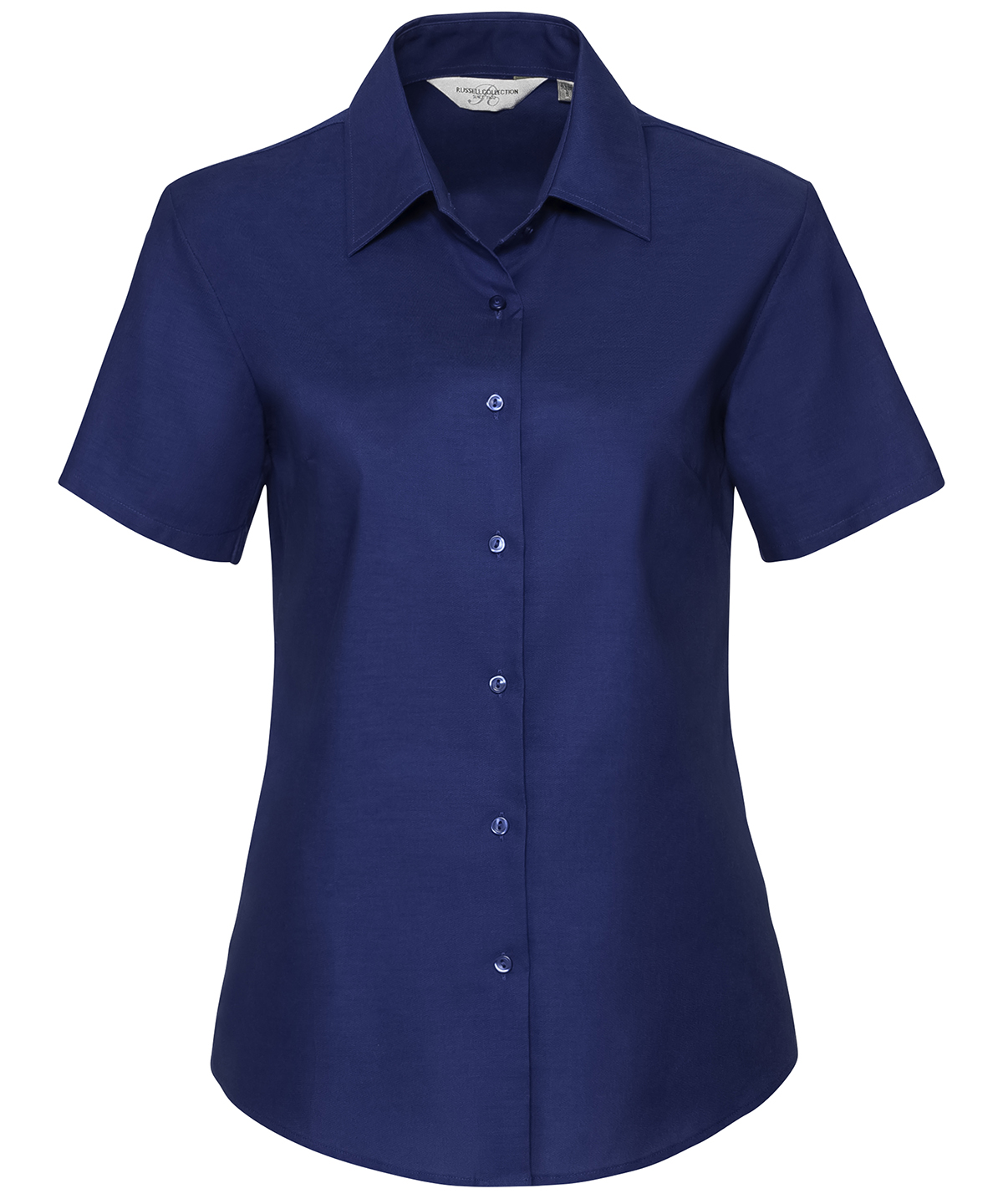 Women's short sleeve Oxford shirt - Bright Royal