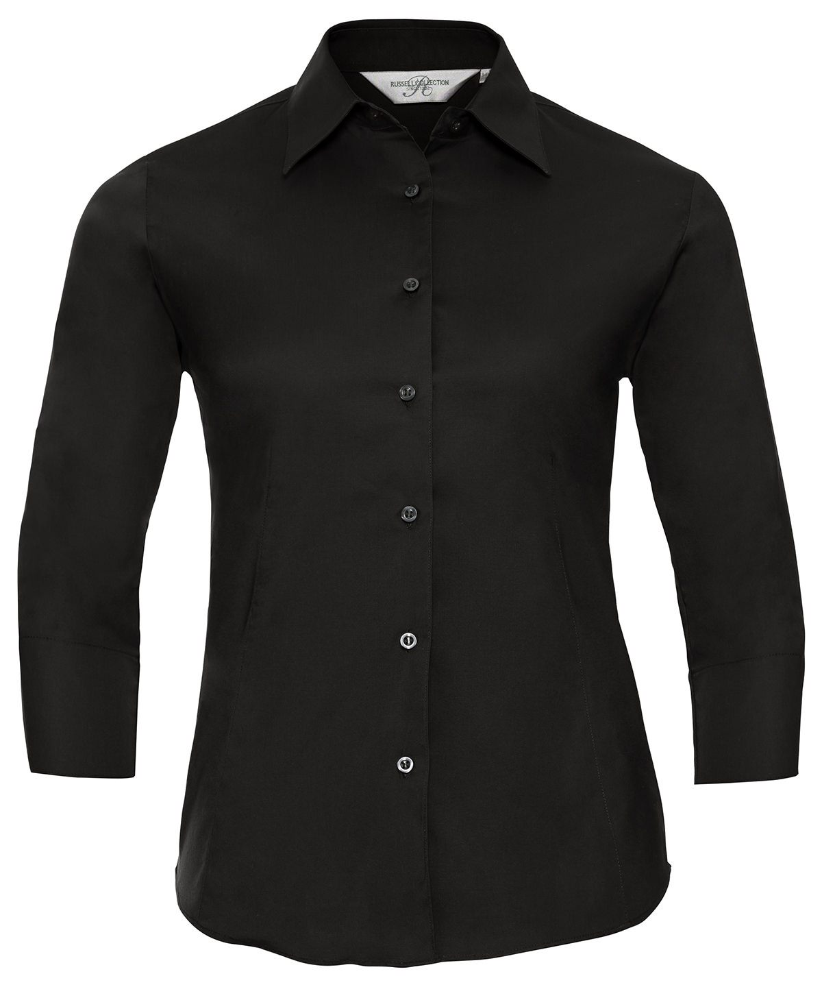 Women's ¾ sleeve easycare fitted shirt
