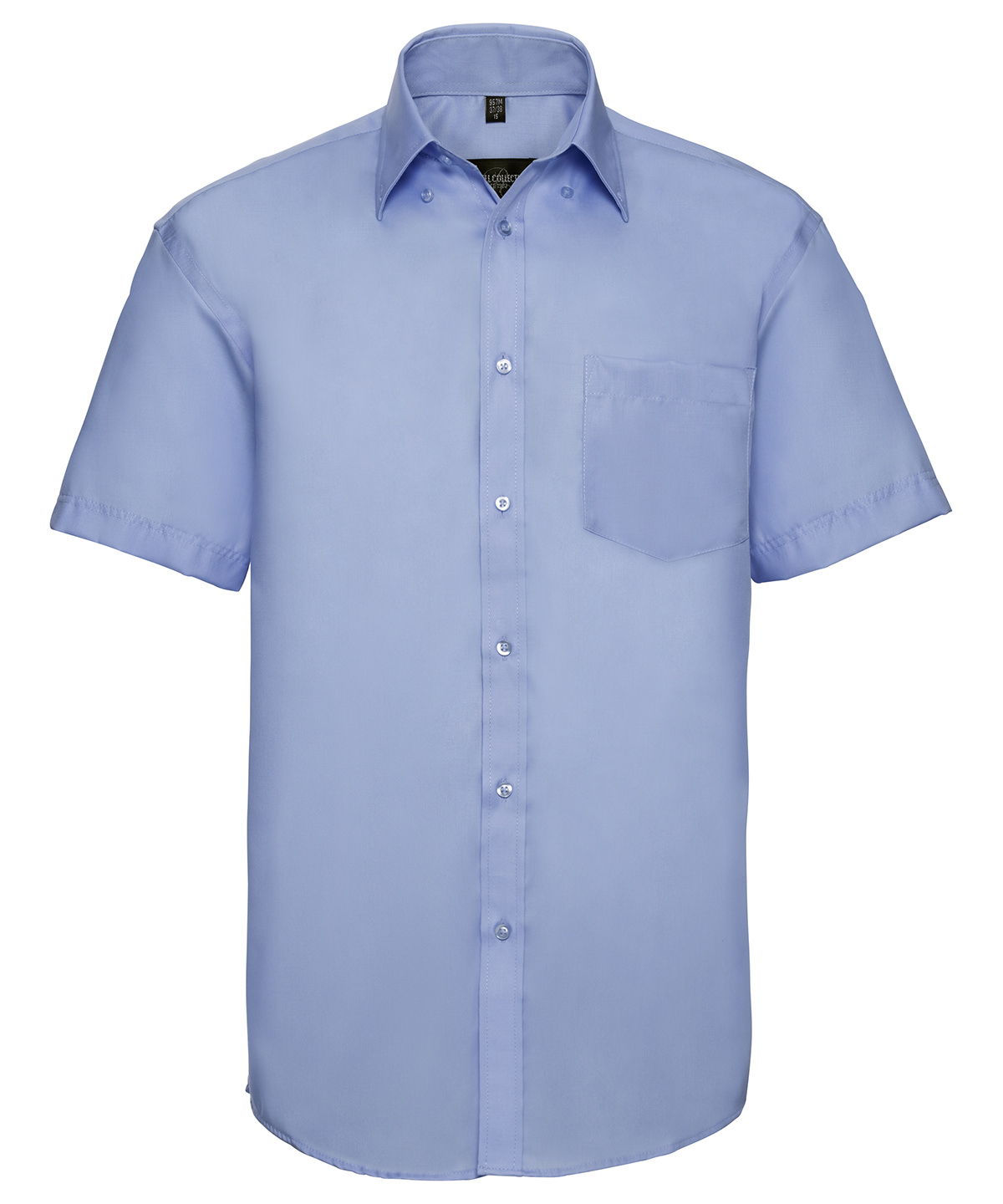 Short sleeve ultimate non-iron shirt - Bright Sky