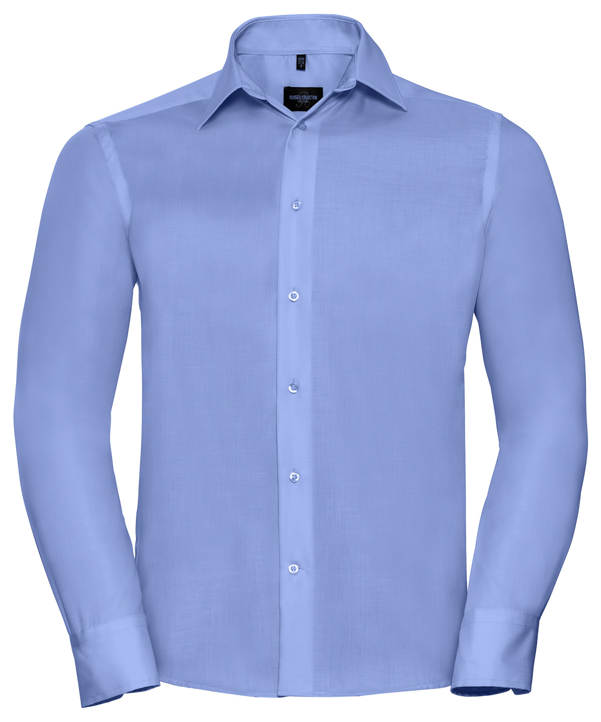 Long sleeve tailored ultimate non-iron shirt - Bright Sky