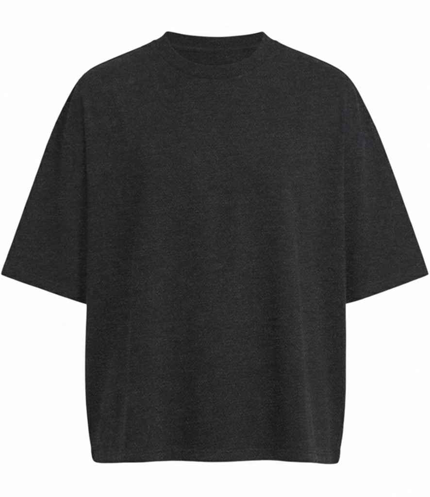 AWDis Heavyweight Boxy Cropped 240 T-Shirt - Washed Black