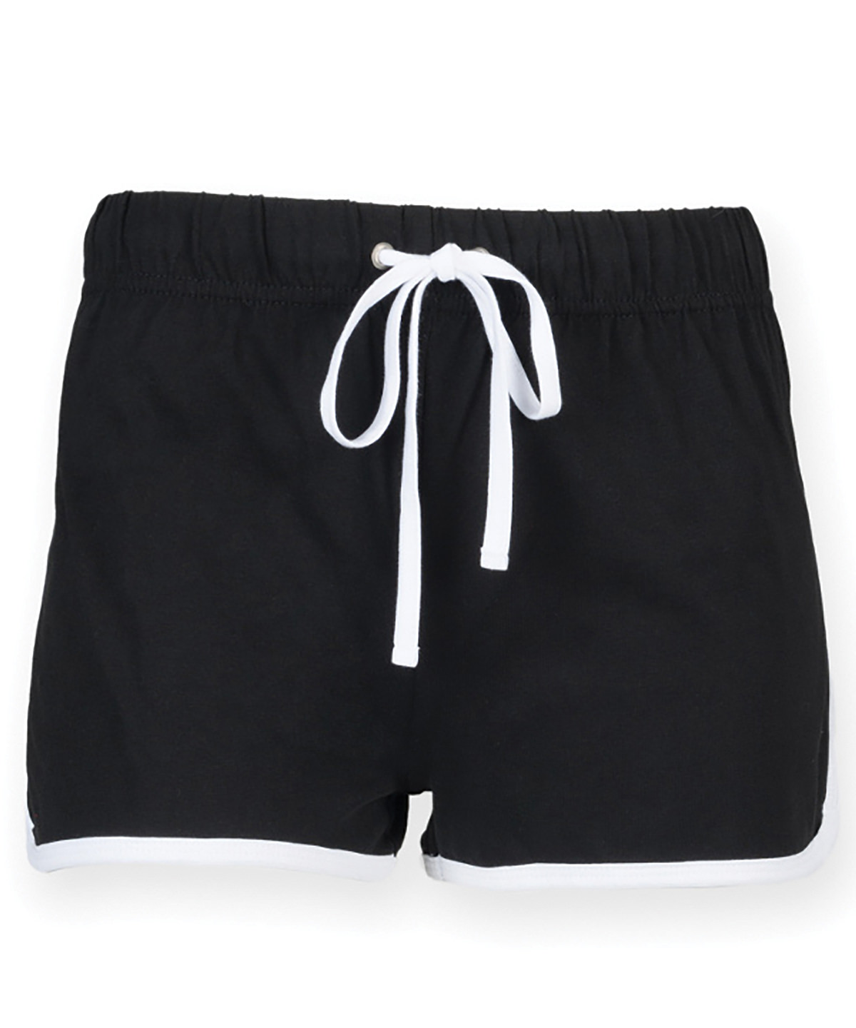 Women's retro shorts - Black/White