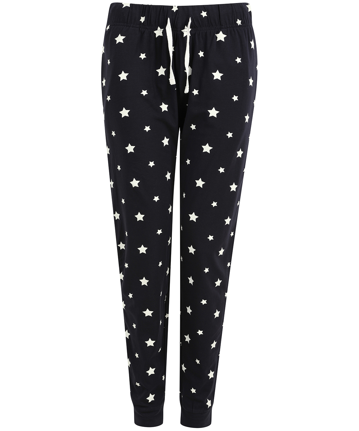 Women's cuffed lounge pants - Navy/White Stars