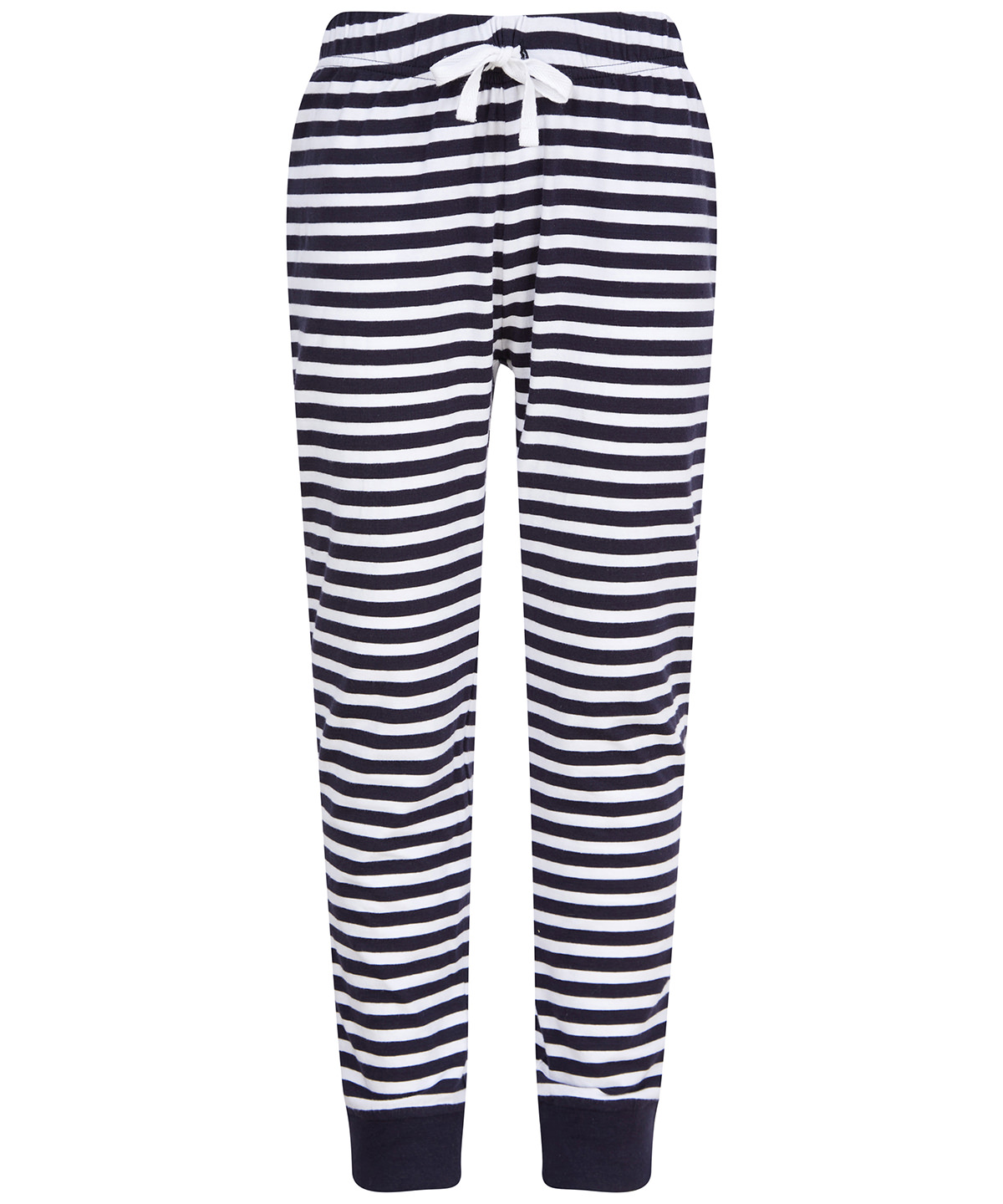 Kids cuffed lounge pants - Navy/White Stripes