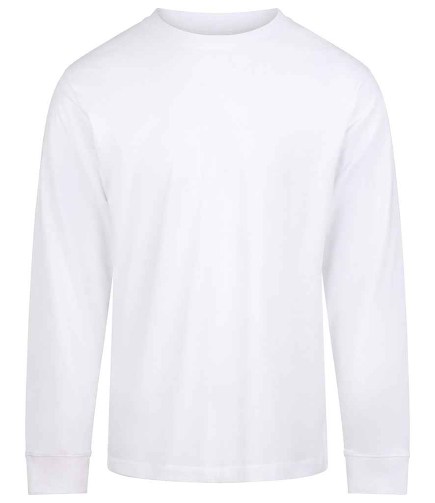 AWDis Long Sleeve 180 T-Shirt - Arctic White