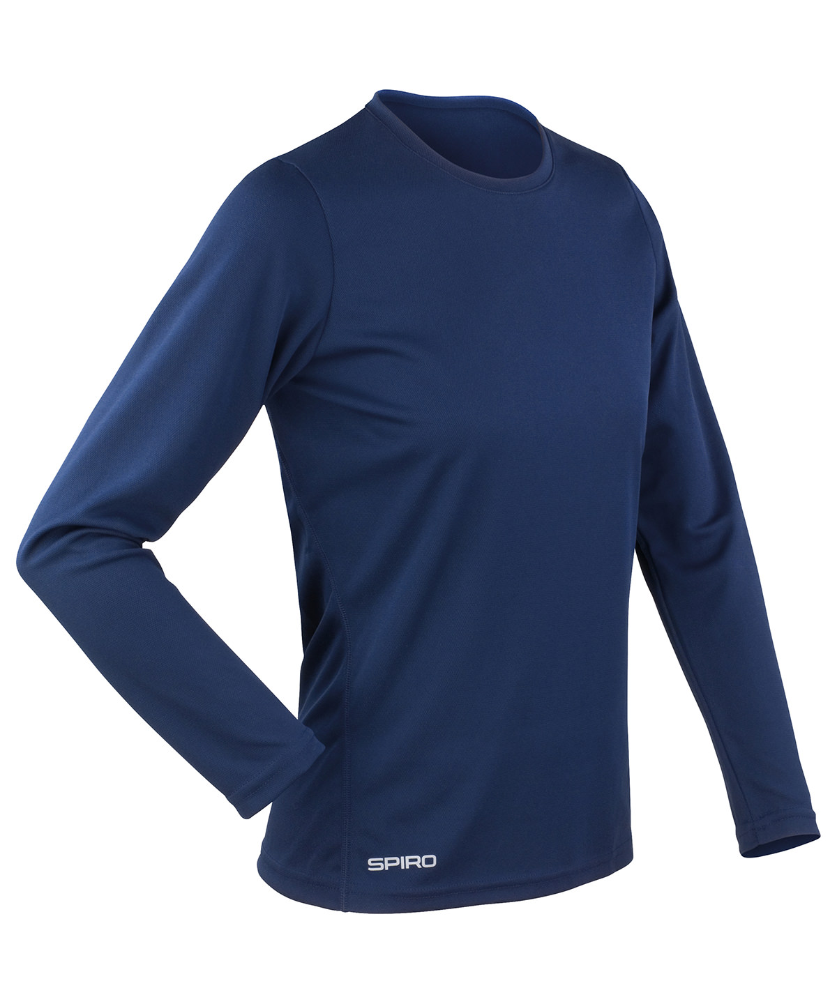 Women's Spiro quick-dry long sleeve t-shirt - Navy