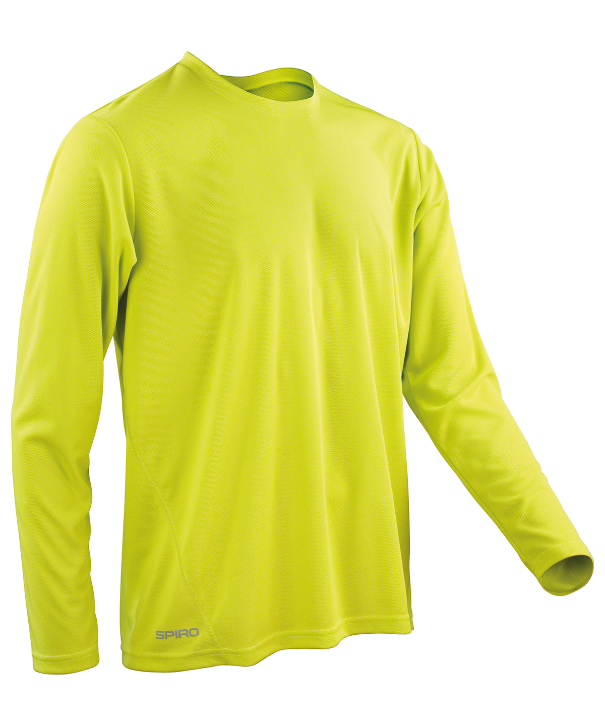 Spiro quick-dry long sleeve t-shirt - Lime Green