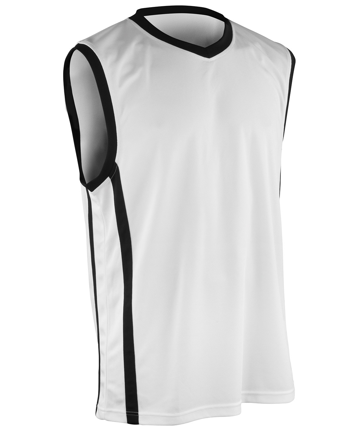 Basketball quick-dry top - White/Black