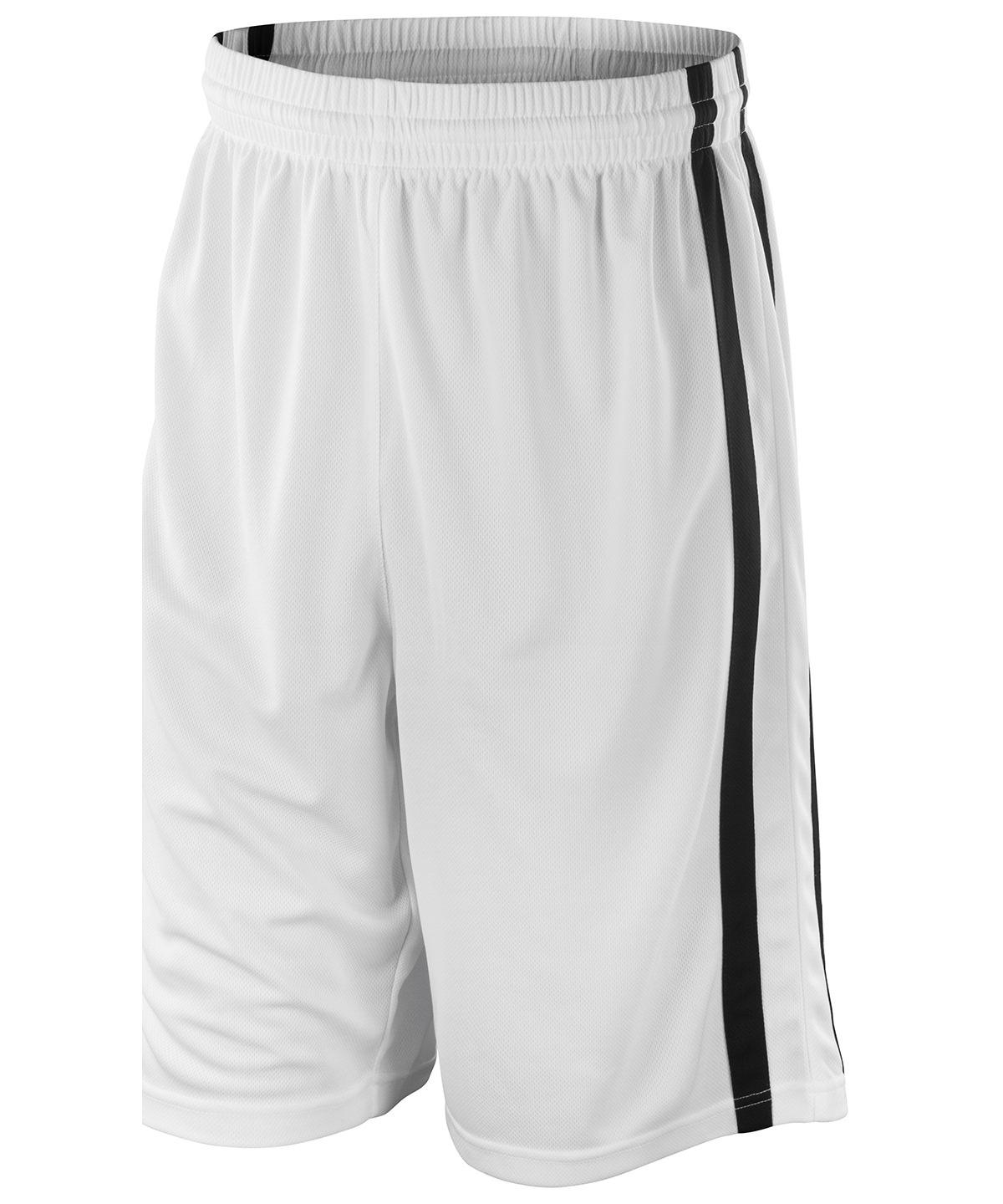 Basketball quick-dry shorts - White/Black