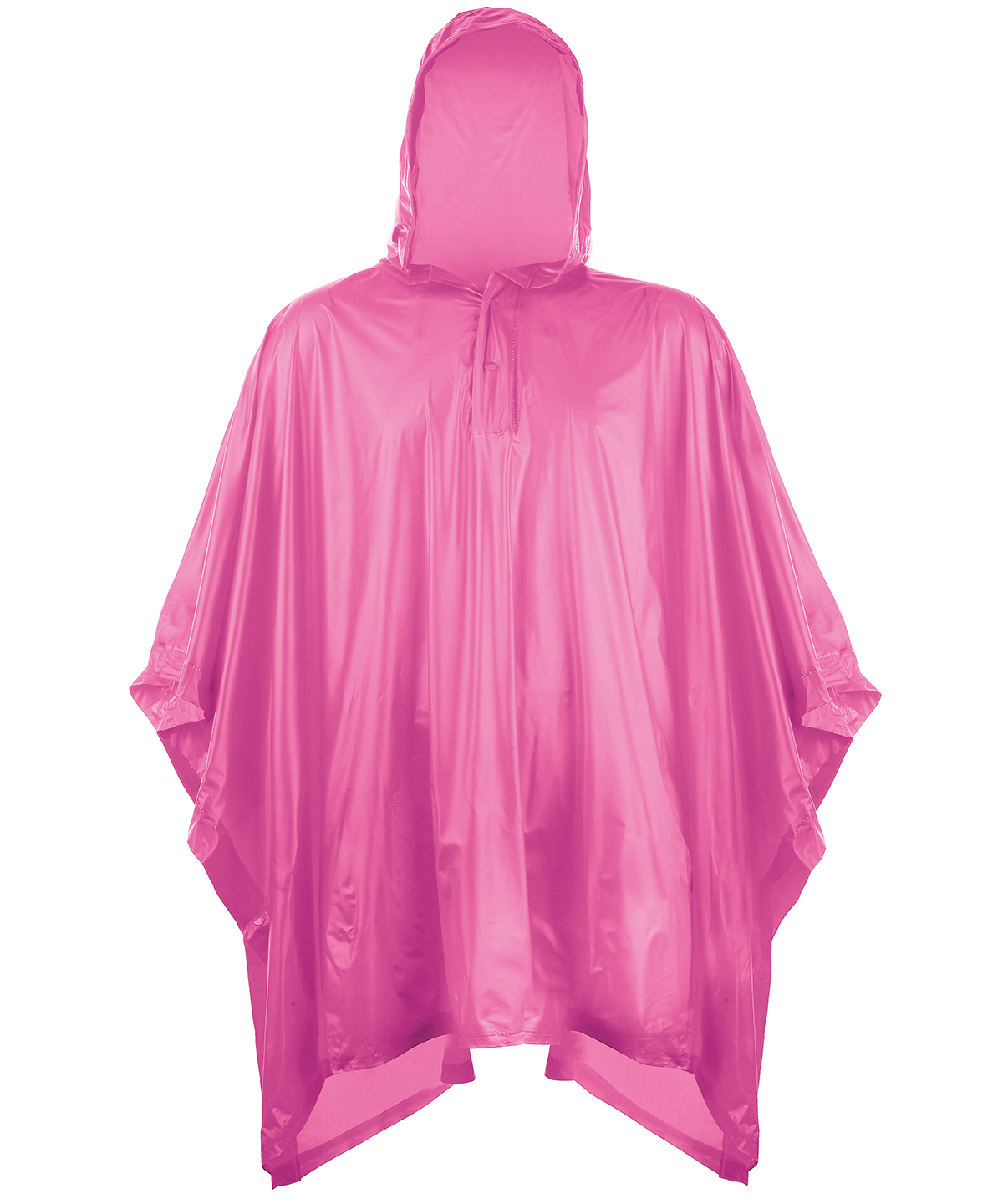 Kids plastic poncho - Fuchsia