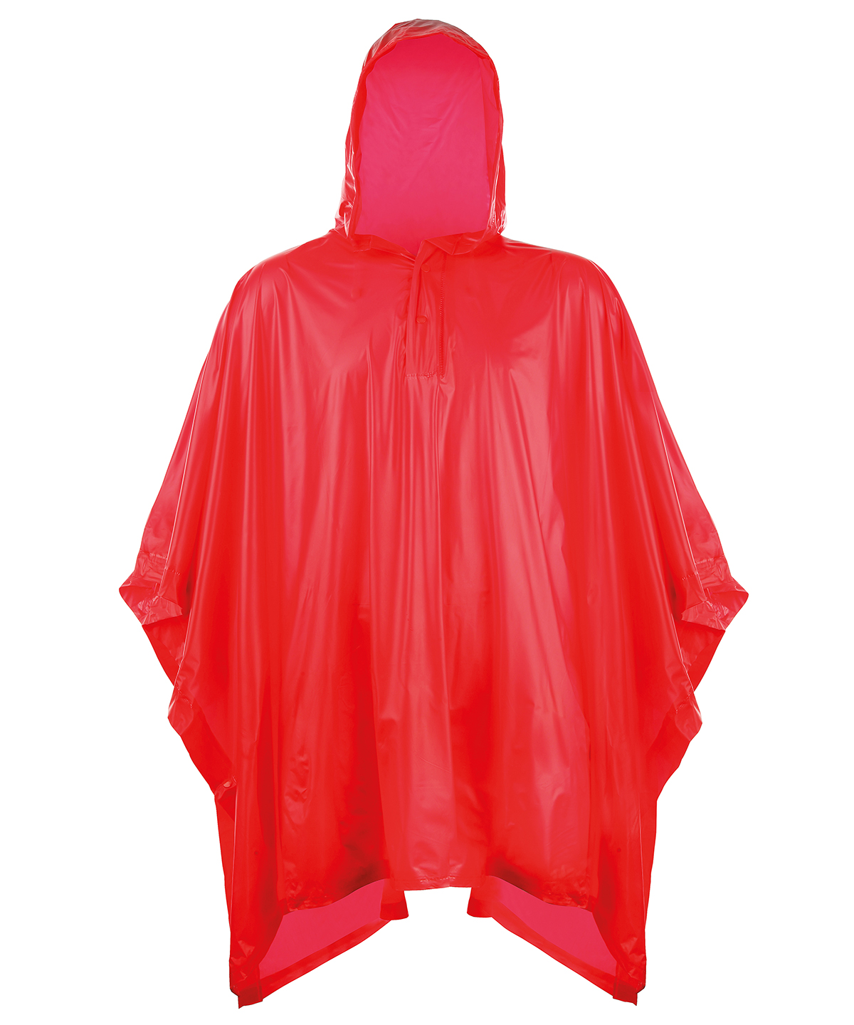 Kids plastic poncho - Red