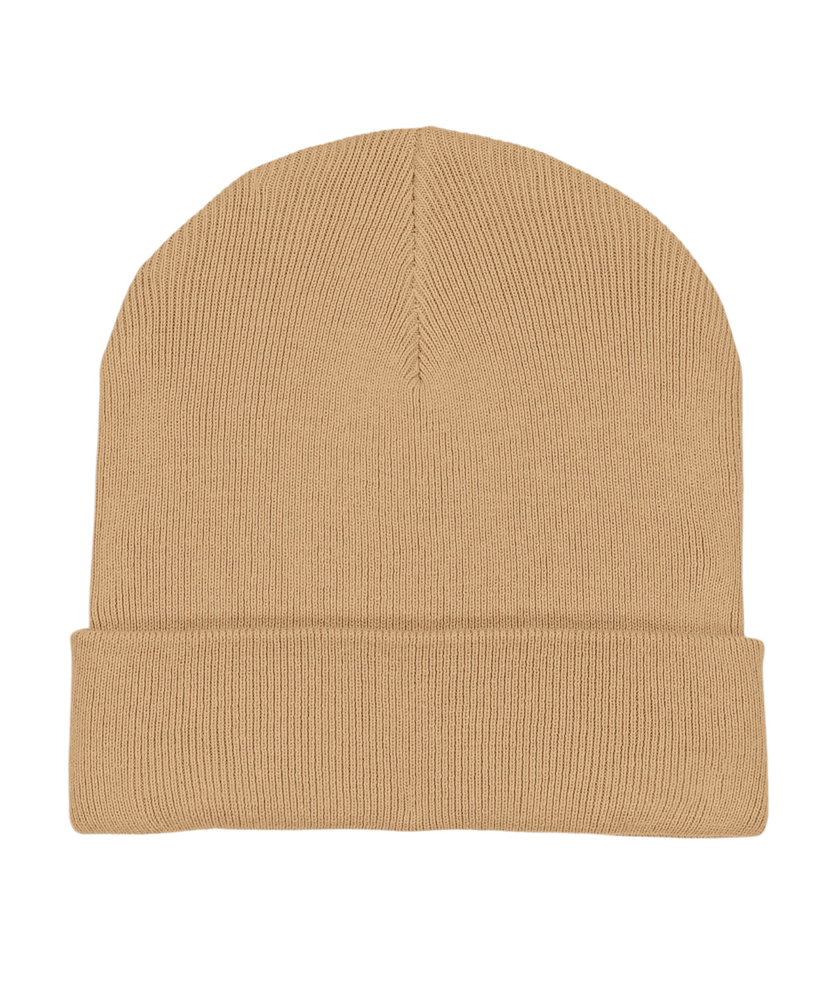 Rib beanie in unisex fit (STAU772) - Latte