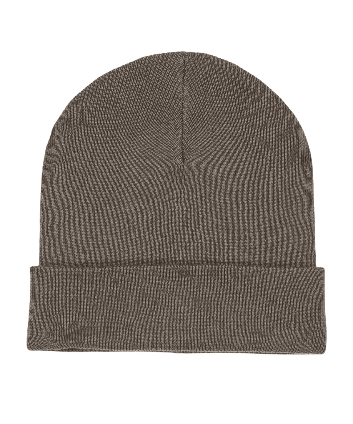 Rib beanie in unisex fit (STAU772) - Mocha