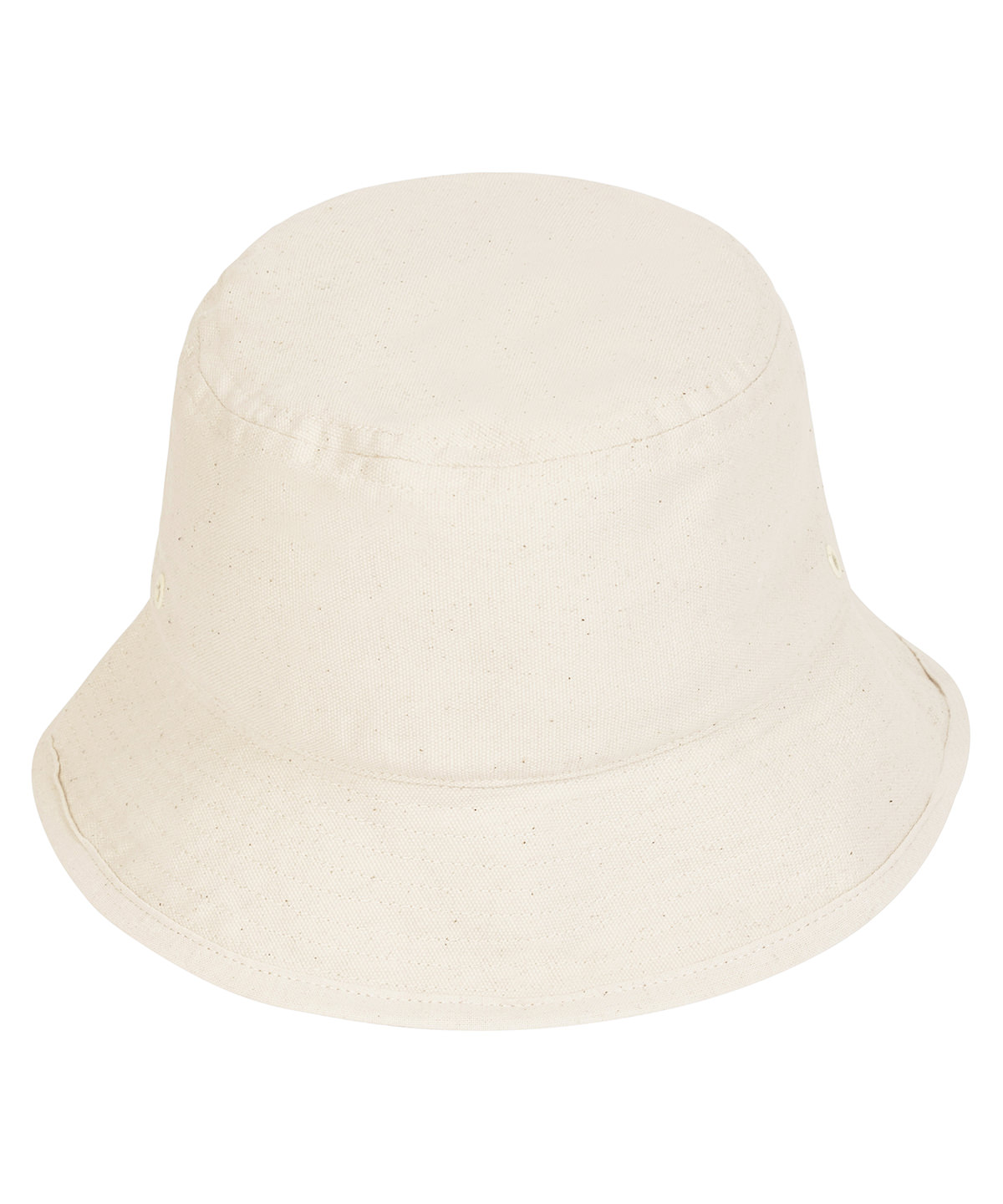 Bucket hat with metal eyelets (STAU893) - Natural