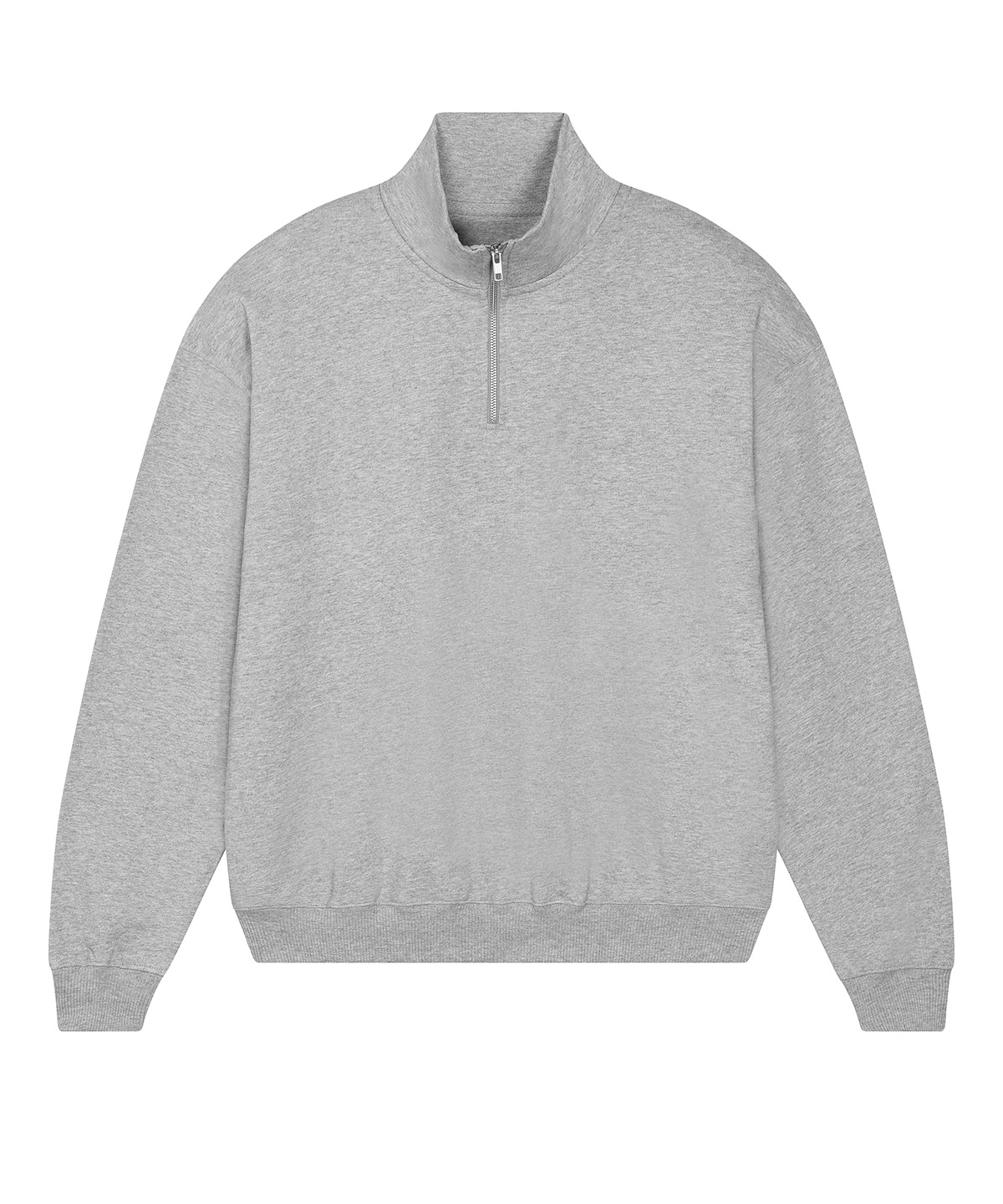 Unisex Miller dry 1/4 zip sweatshirt (STSU795) - Heather Grey