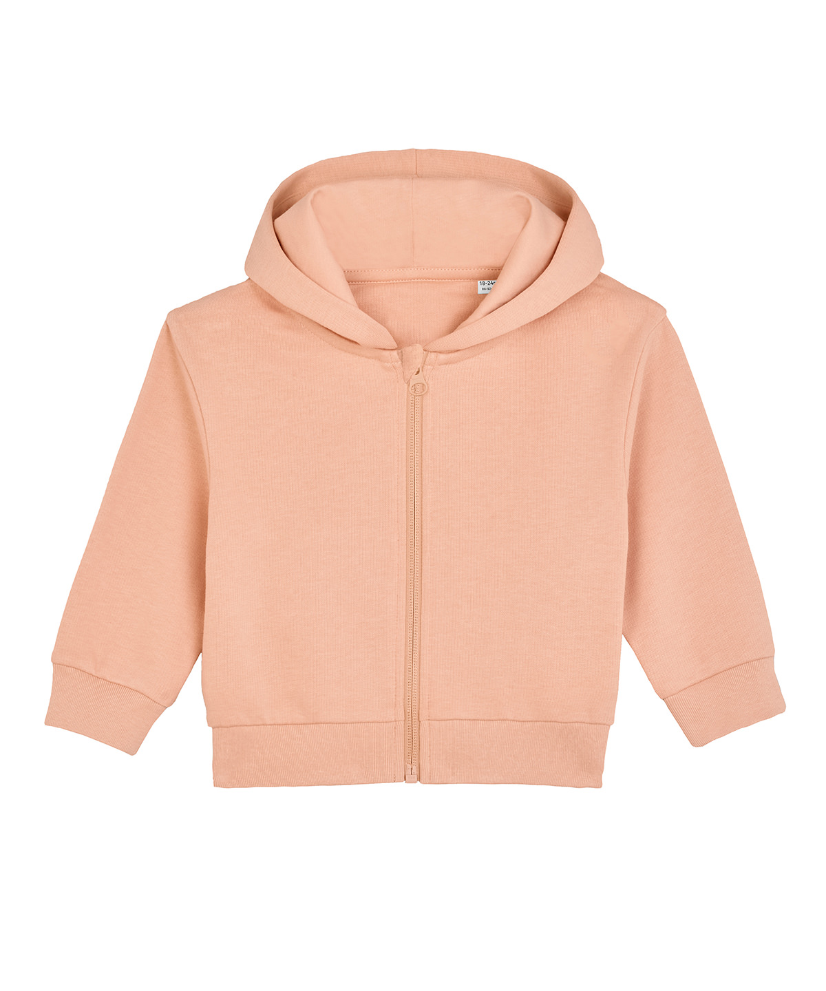 Baby Connector hoodie zip-through sweatshirt (STSB105) - Fraiche Peche