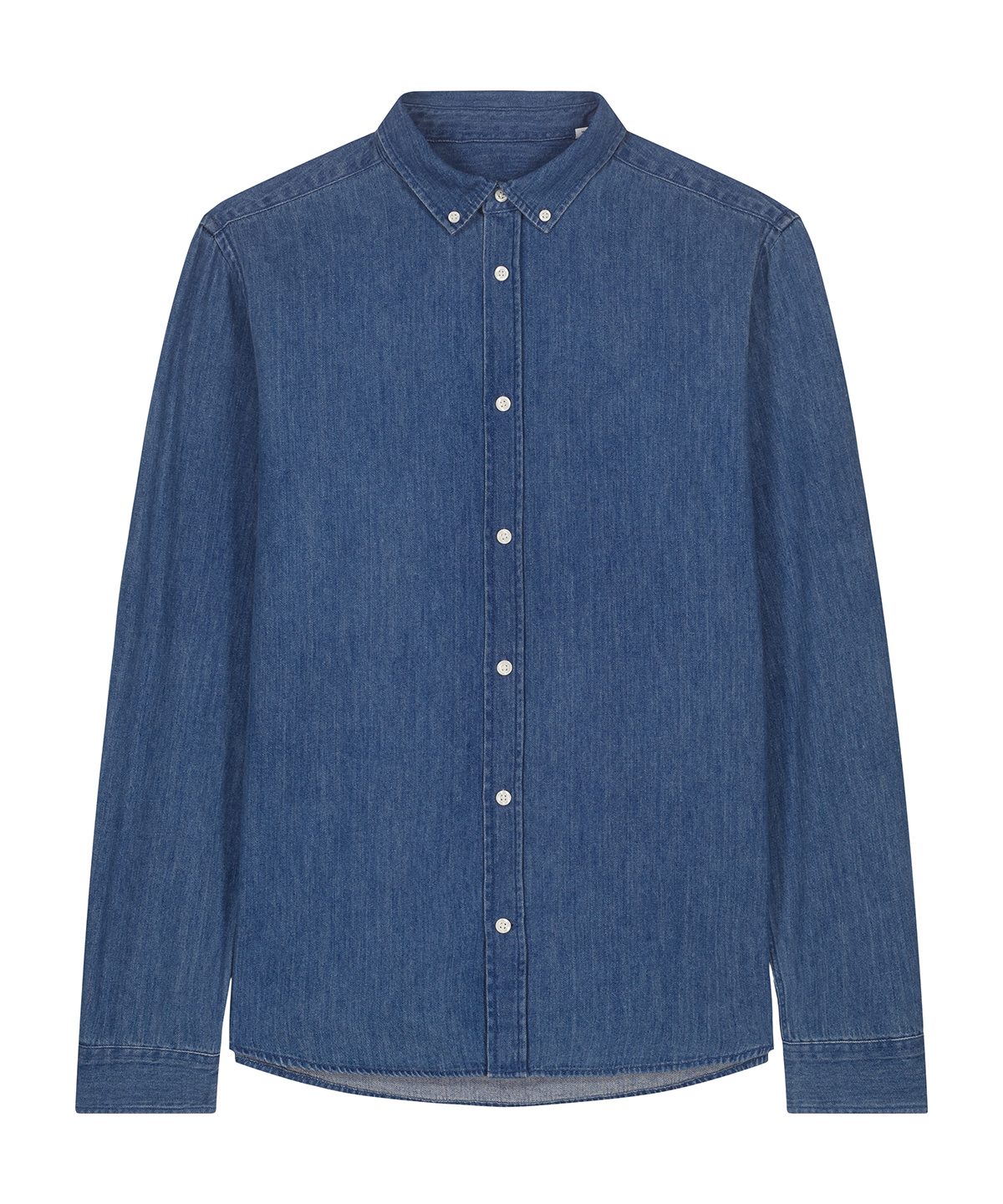 Stanley denim shirt (STWM967) - Mid Wash
