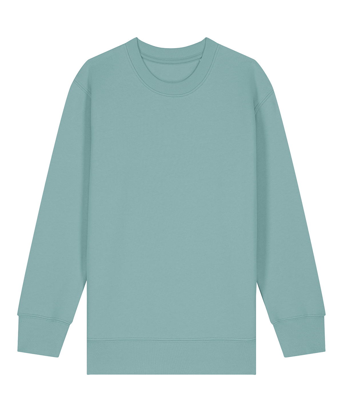Kids Mini Changer 2.0 iconic crew neck sweatshirt (STSK181) - Teal Monstera