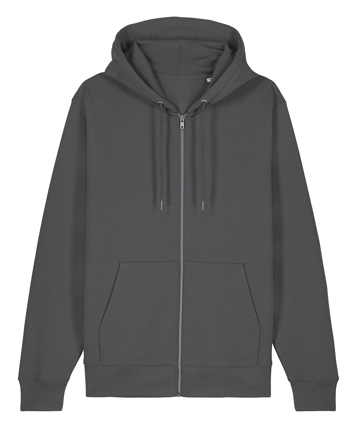 Unisex Cultivator 2.0 iconic zip-thru hoodie sweatshirt (STSU179) - Anthracite