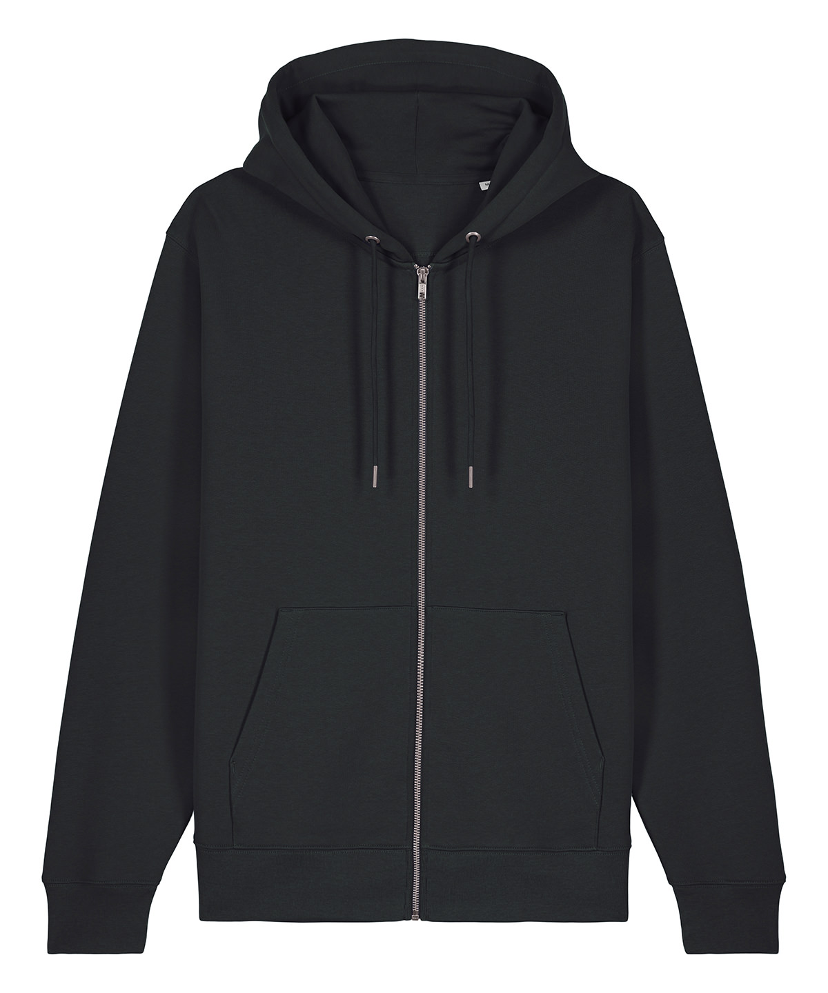 Unisex Cultivator 2.0 iconic zip-thru hoodie sweatshirt (STSU179) - Black