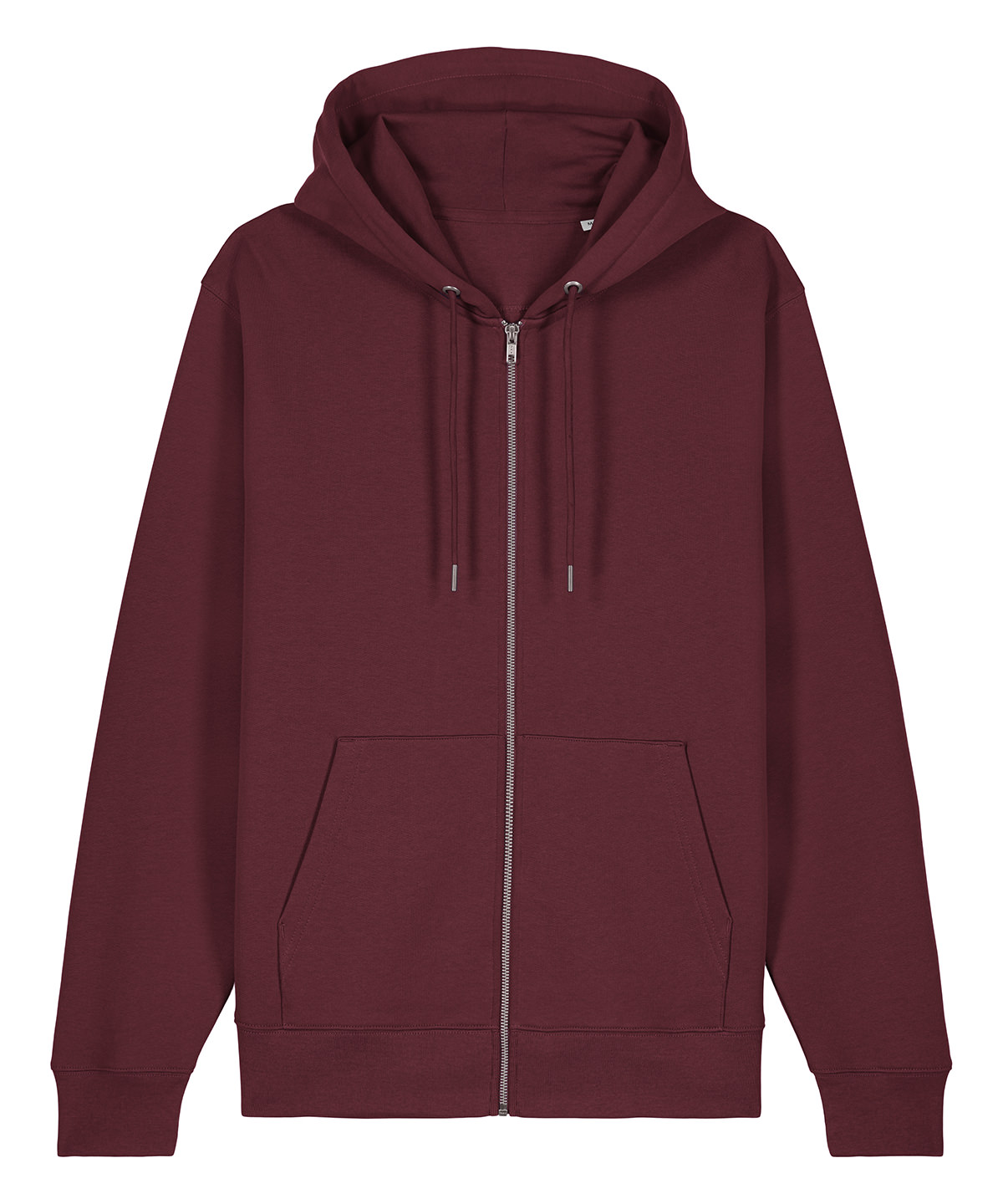 Unisex Cultivator 2.0 iconic zip-thru hoodie sweatshirt (STSU179) - Burgundy