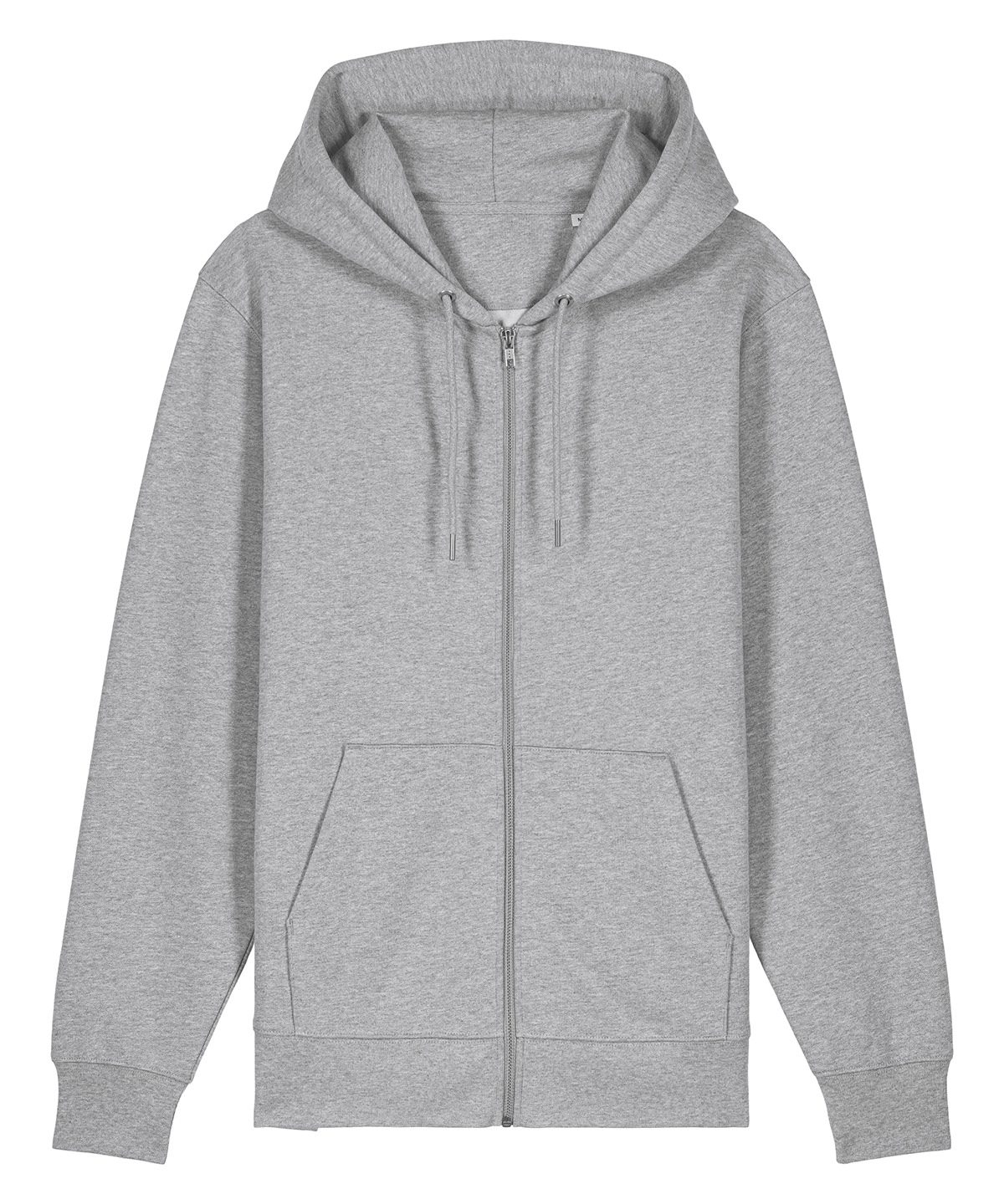 Unisex Cultivator 2.0 iconic zip-thru hoodie sweatshirt (STSU179) - Heather Grey
