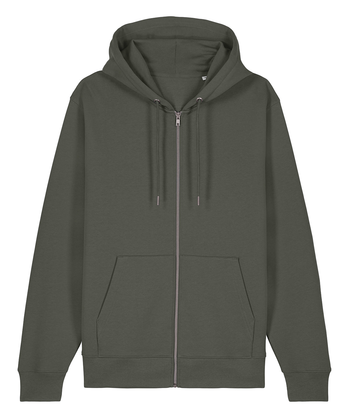 Unisex Cultivator 2.0 iconic zip-thru hoodie sweatshirt (STSU179) - Khaki