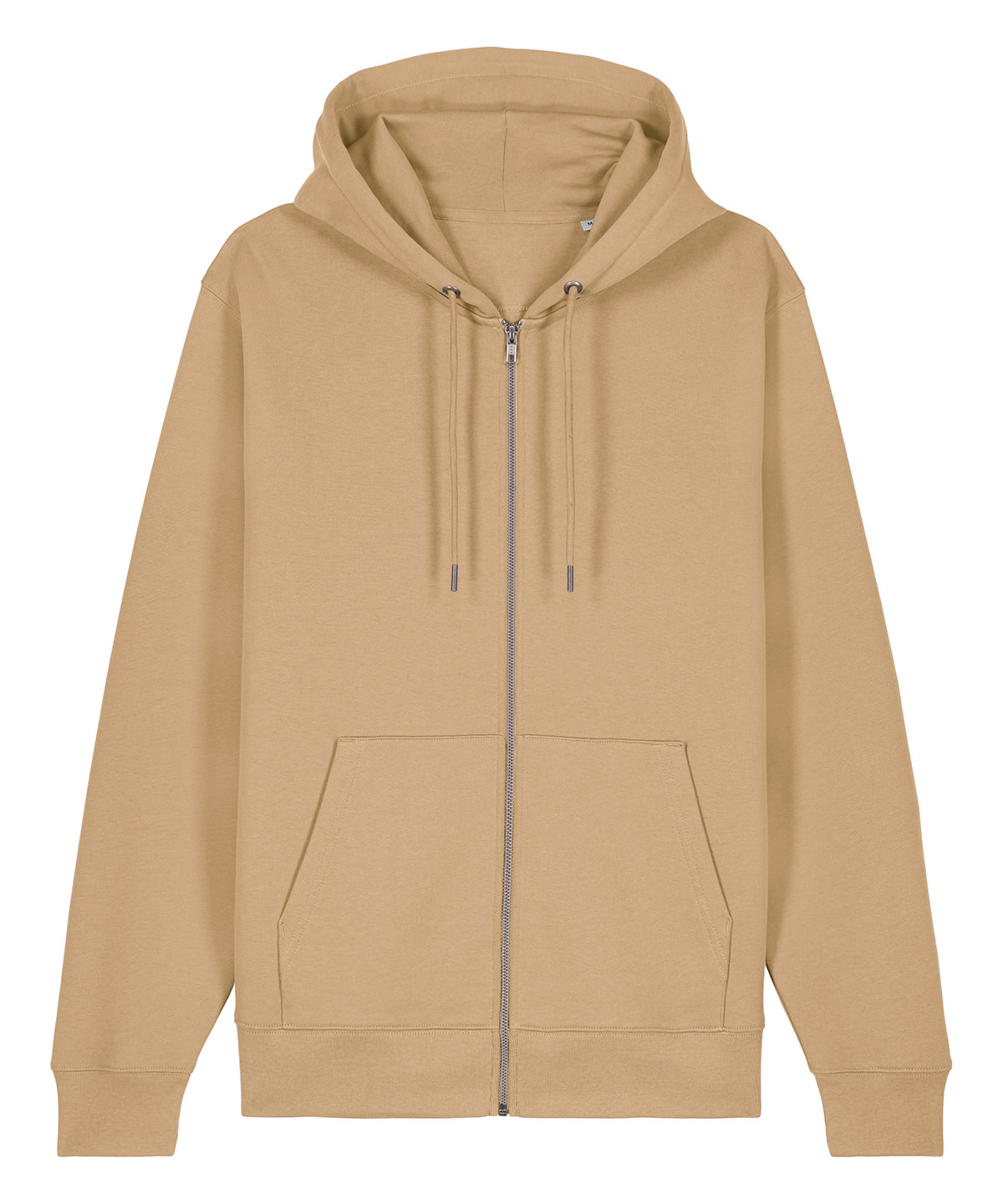 Unisex Cultivator 2.0 iconic zip-thru hoodie sweatshirt (STSU179) - Latte