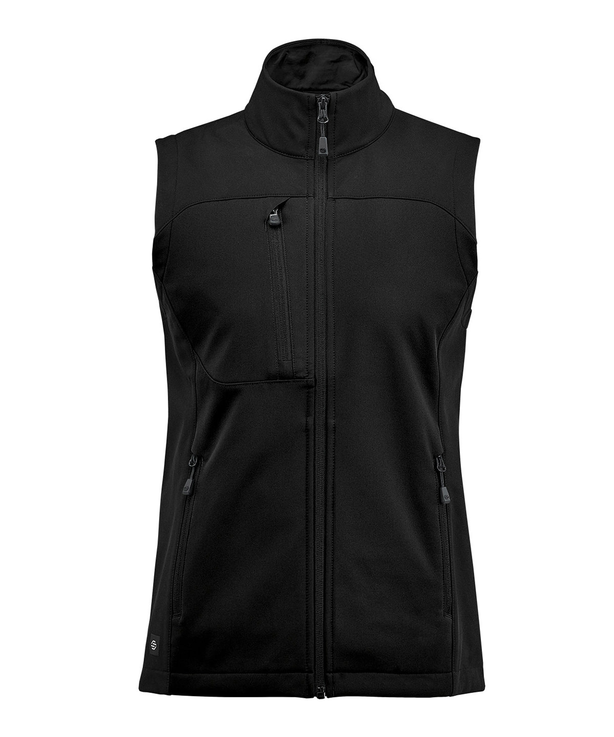 Women’s Cascades softshell vest - Black/Black