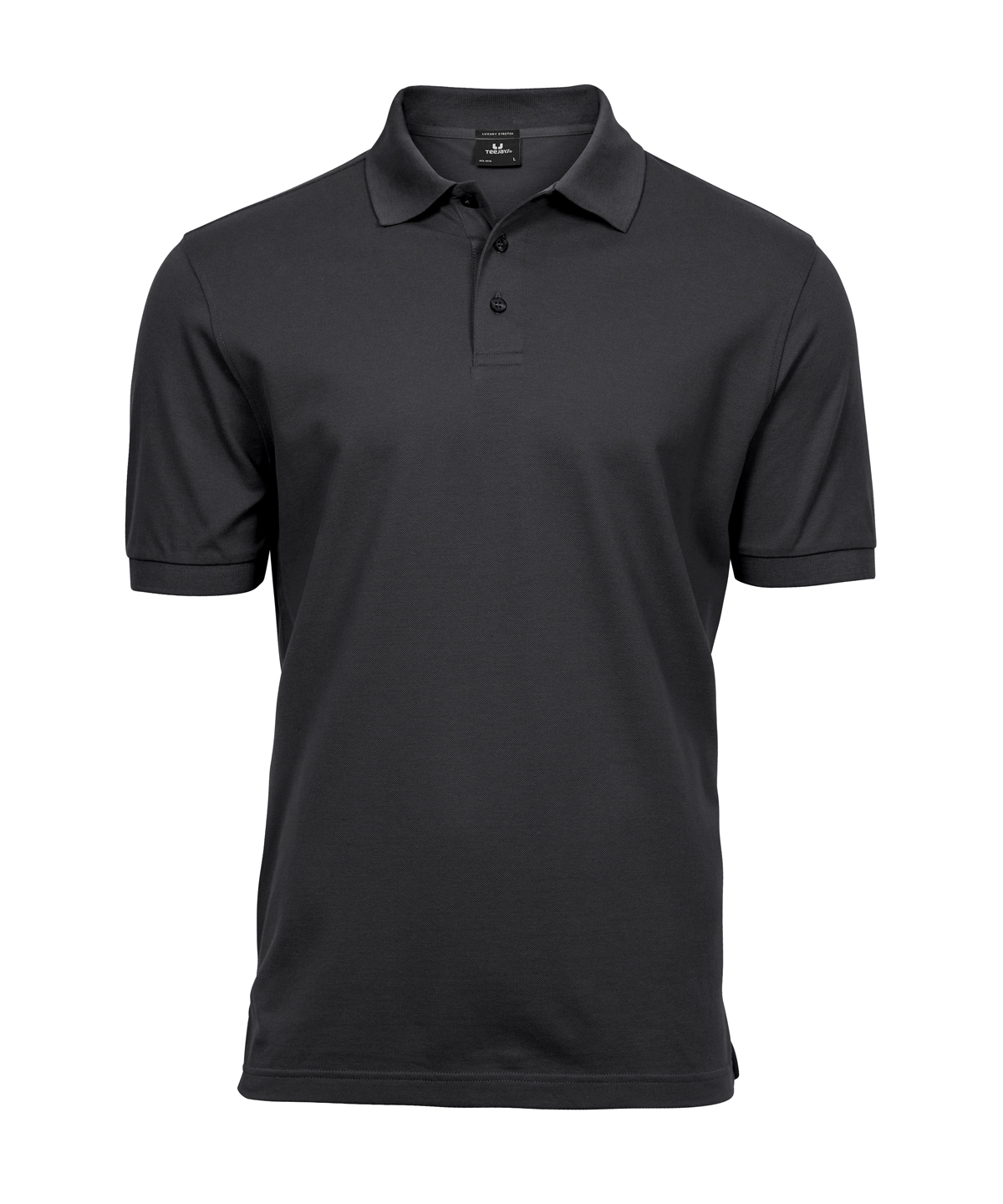 Luxury stretch polo (1405) - Dark Grey