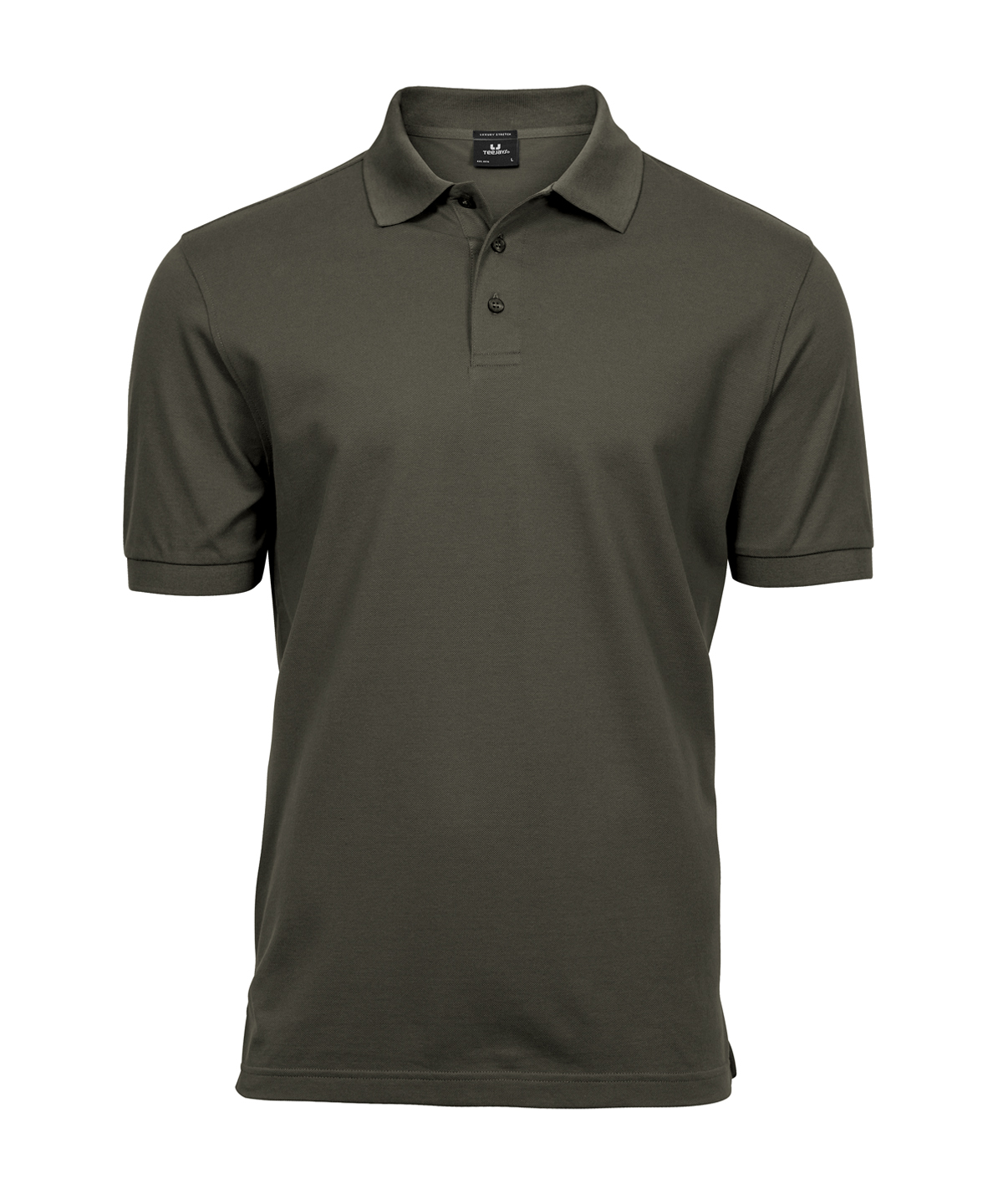 Luxury stretch polo (1405) - Deep Green