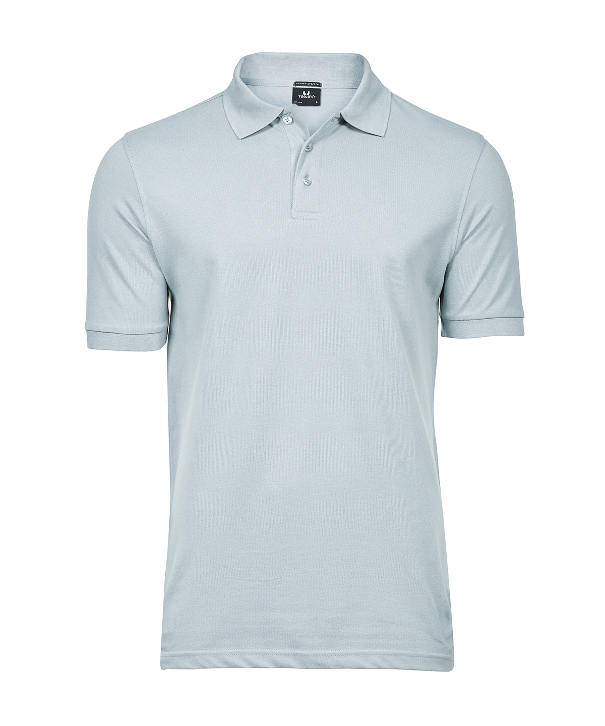 Luxury stretch polo (1405) - Ice Blue