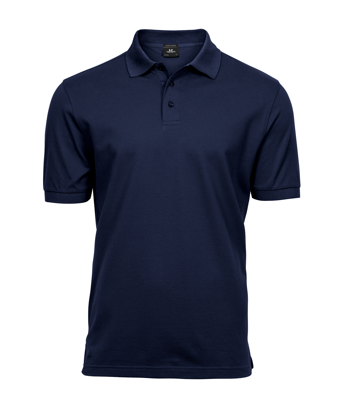 Luxury stretch polo (1405) - Navy