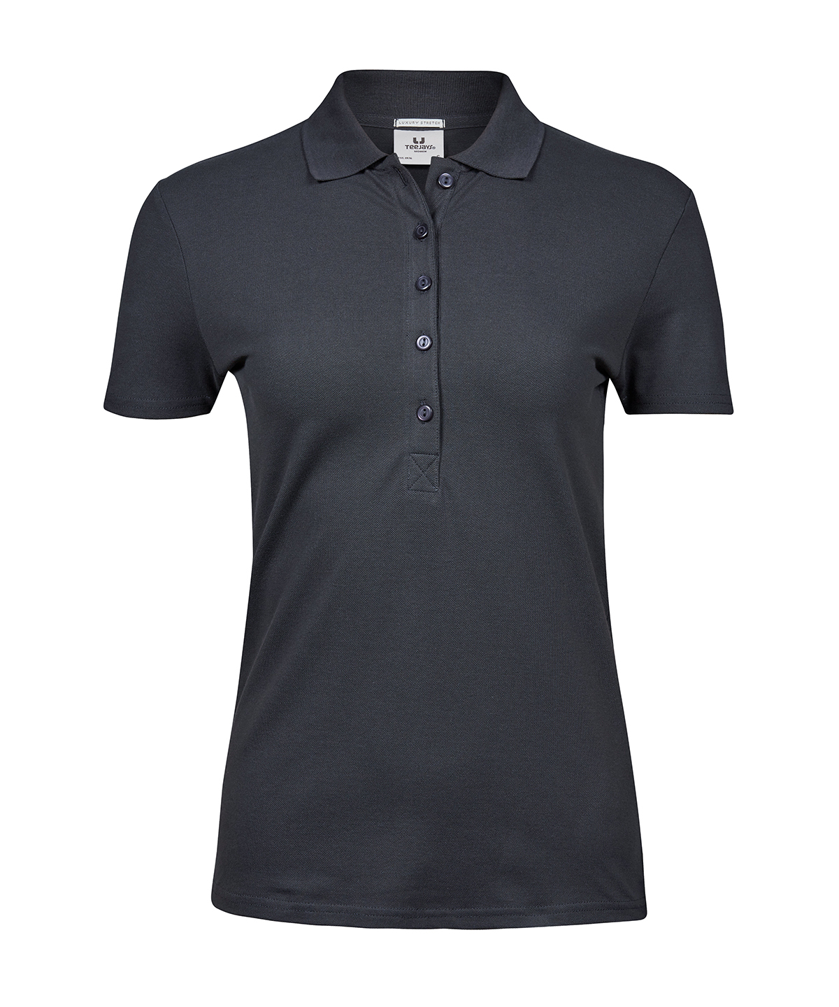 Women’s luxury stretch polo (145) - Dark Grey