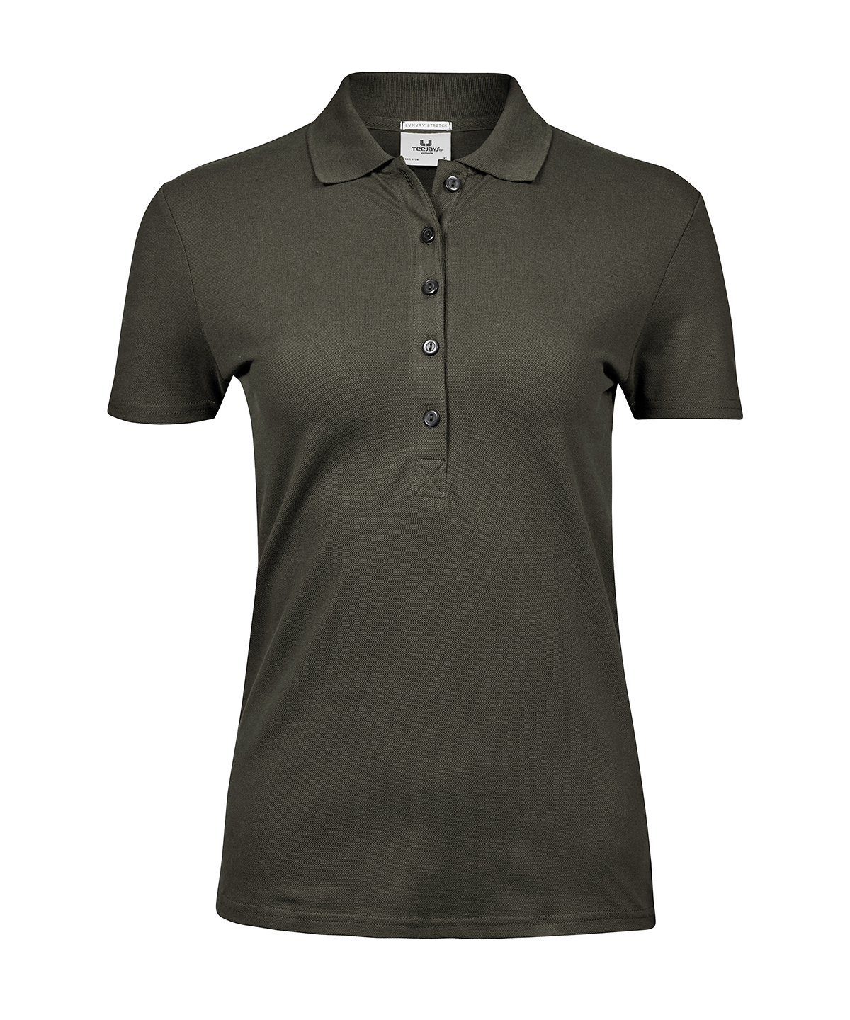 Women’s luxury stretch polo (145) - Deep Green