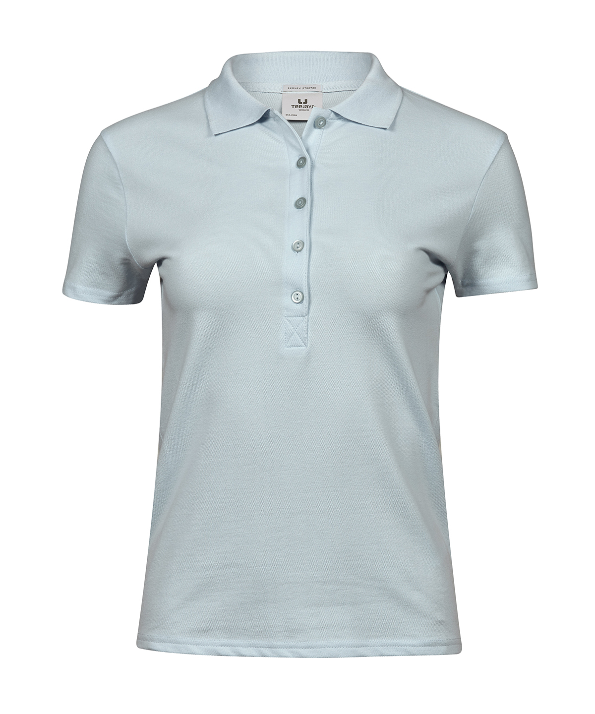 Women’s luxury stretch polo (145) - Ice Blue