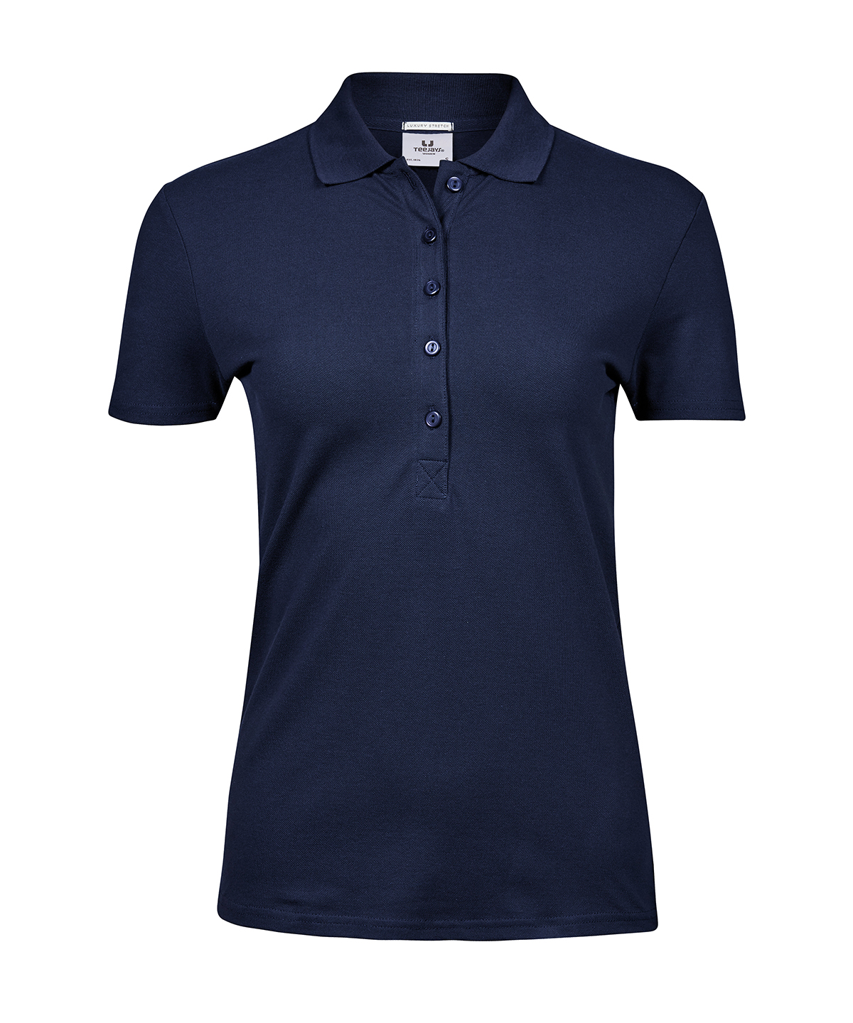 Women’s luxury stretch polo (145) - Navy