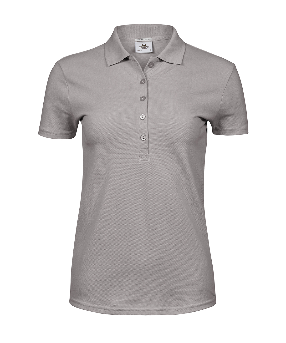 Women’s luxury stretch polo (145) - Stone
