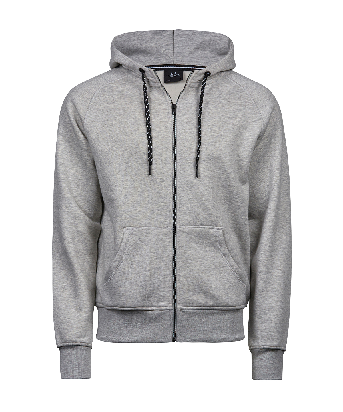 Fashion full-zip hoodie (5435) - Heather Grey