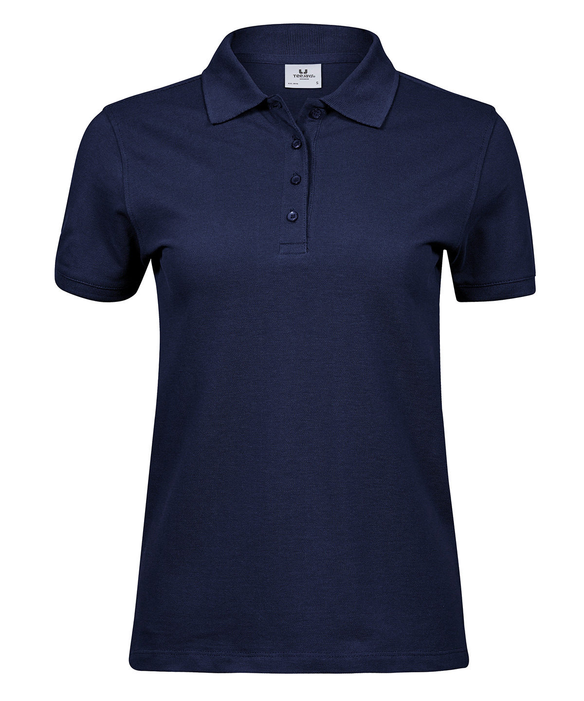 Women’s heavy polo (1401) - Navy
