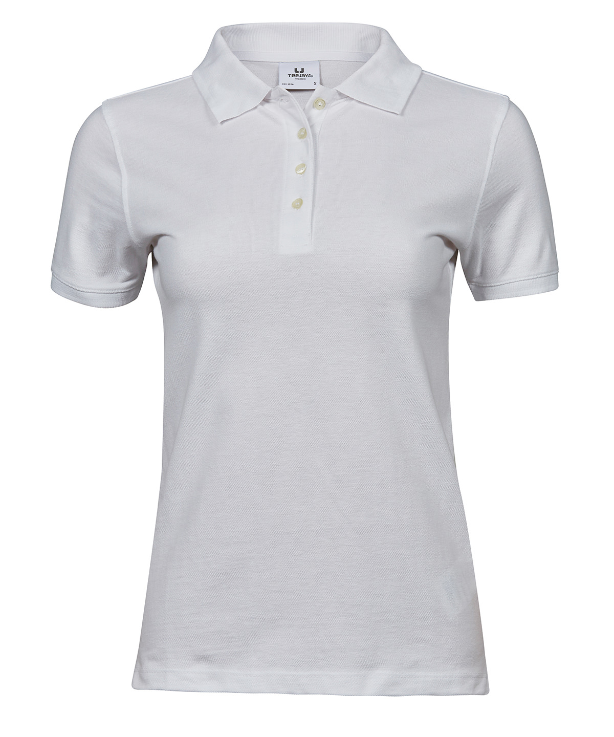 Women’s heavy polo (1401) - White