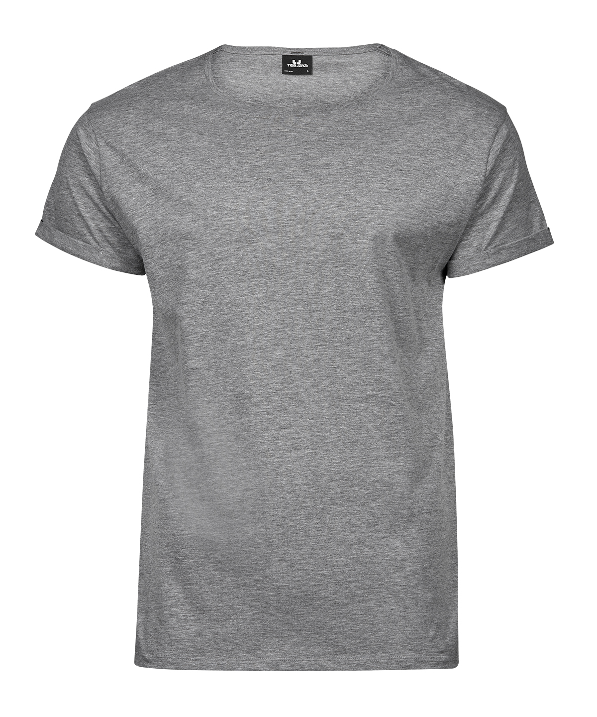 Roll-up tee (5062) - Heather Grey
