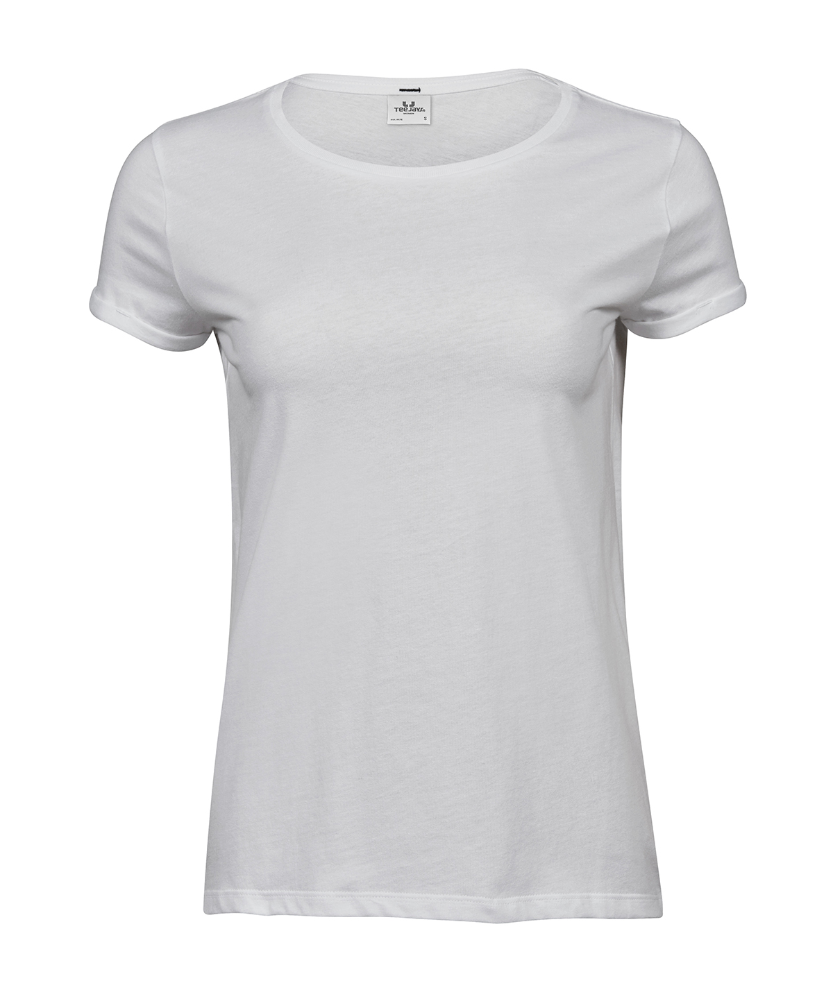 Women’s roll-up tee (5063) - White