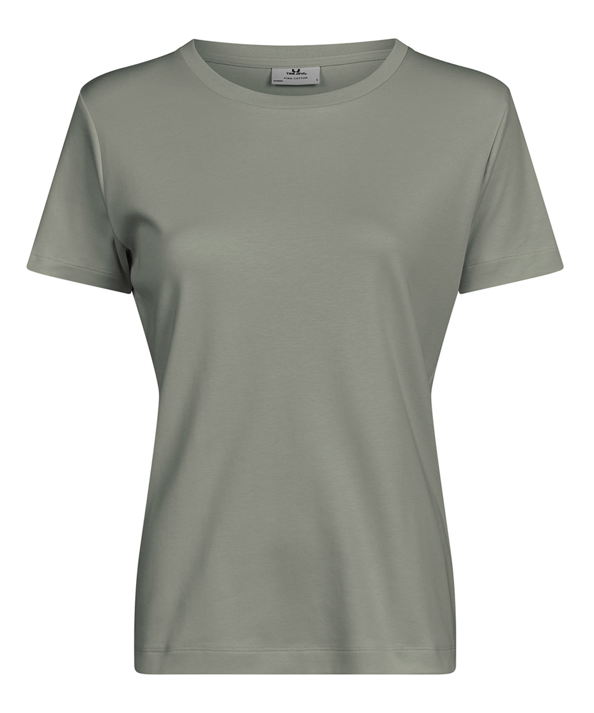 Women’s Pima cotton tee (1451) - Sage