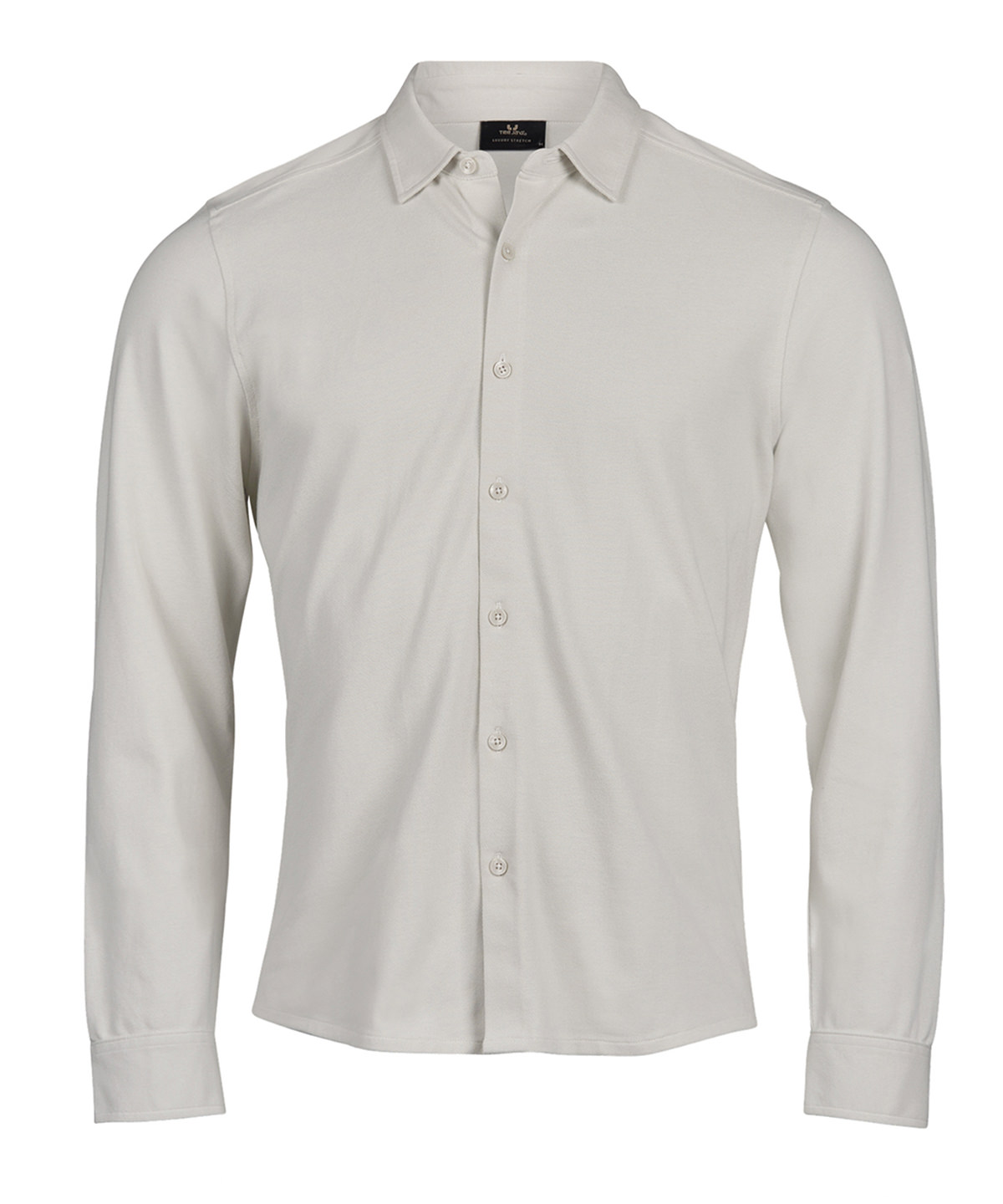Luxury stretch shirt (1416) - Cement