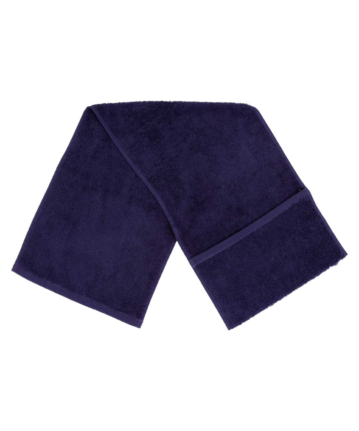 Luxury range pocket gym towel - Navy