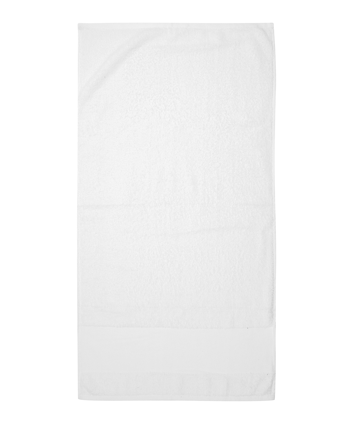 Printable border hand towel - White