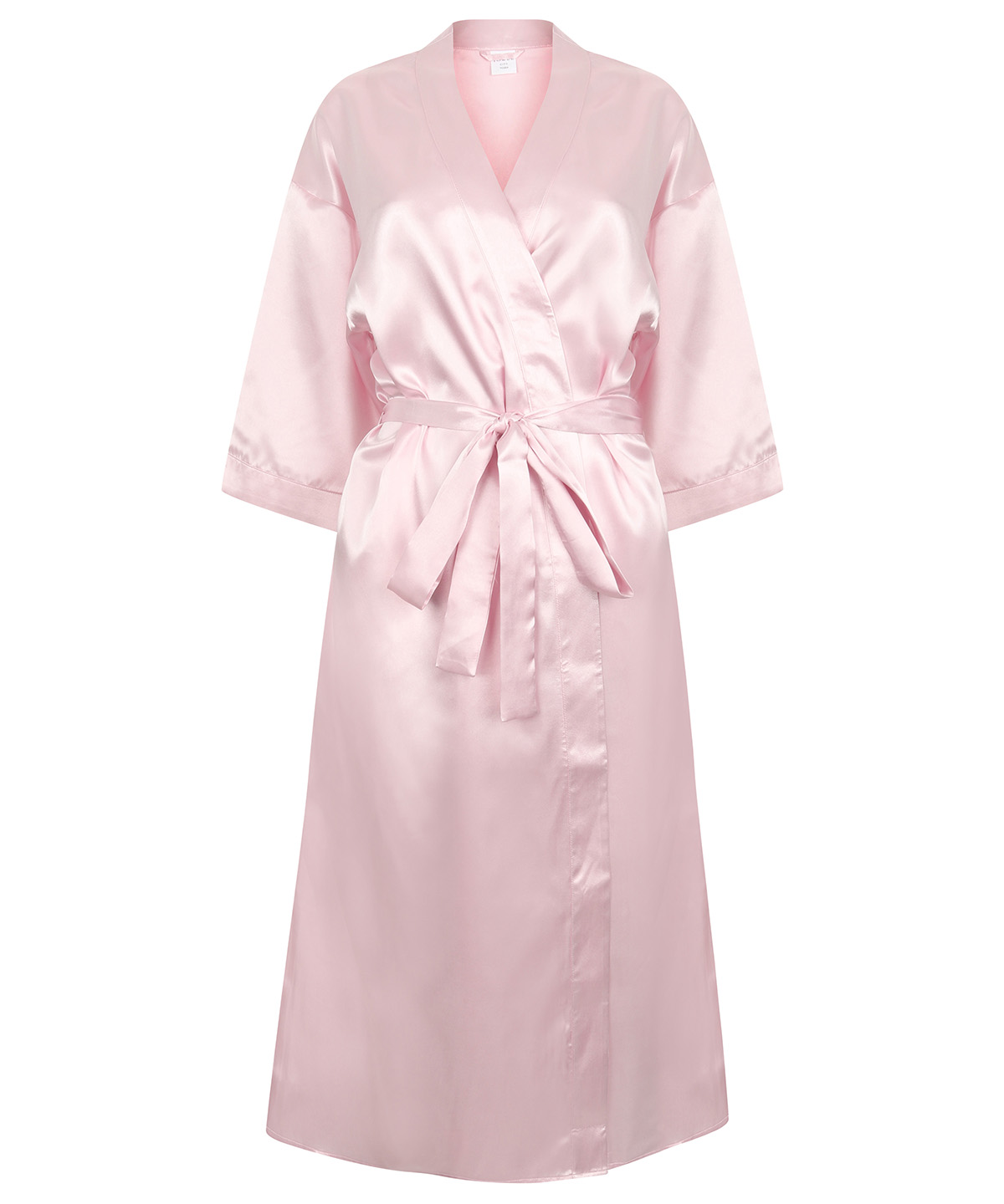 Women's satin robe - Light Pink