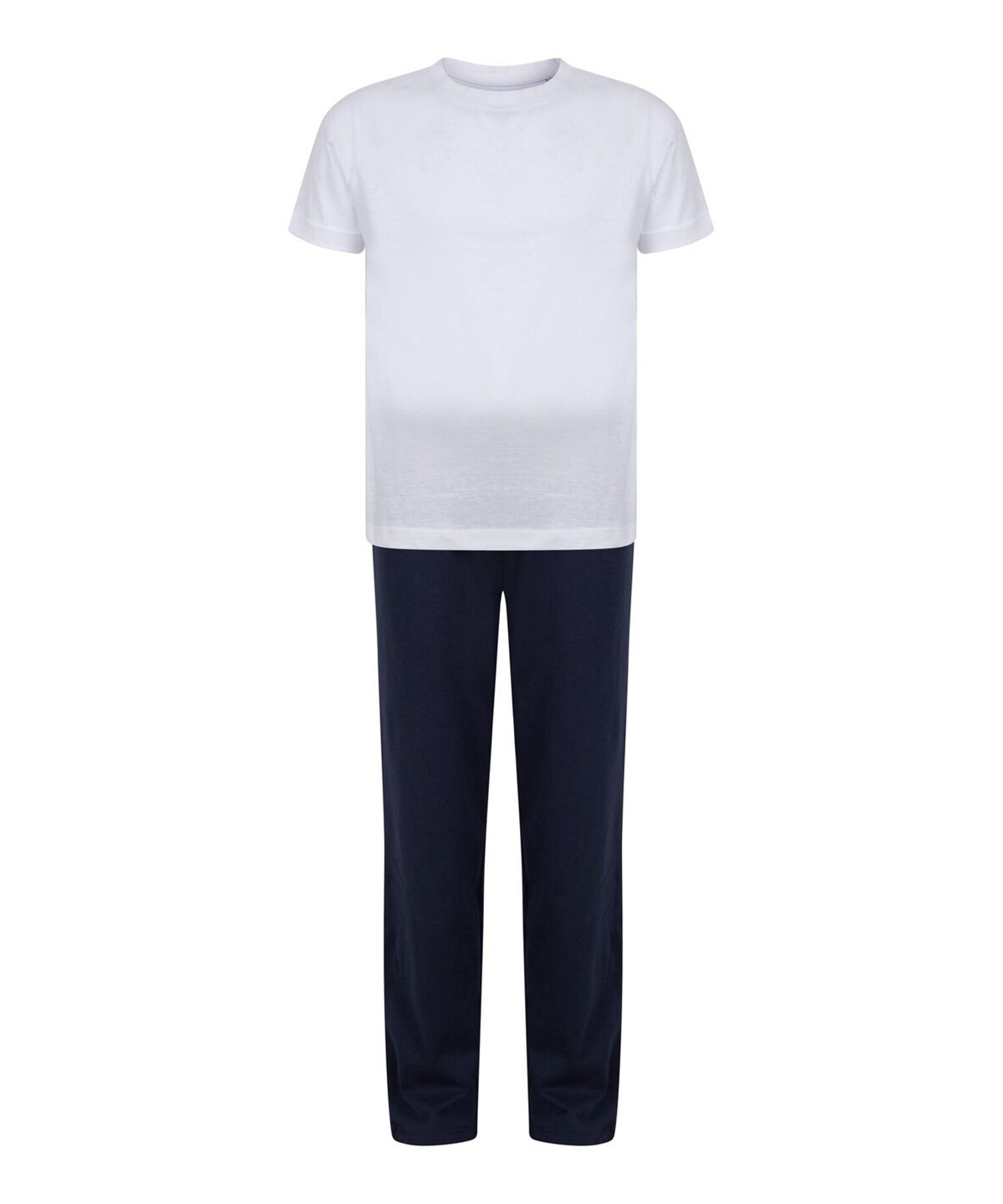 Kids long pyjamas - White/Navy