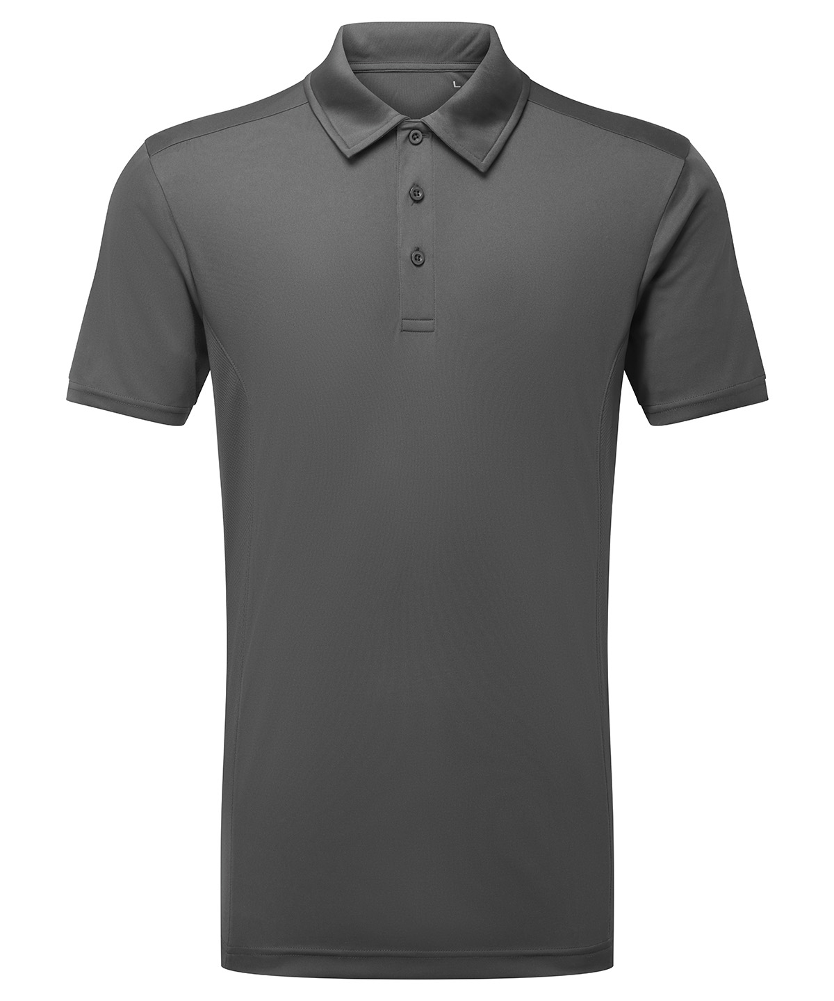Men's TriDri® panelled polo - Charcoal